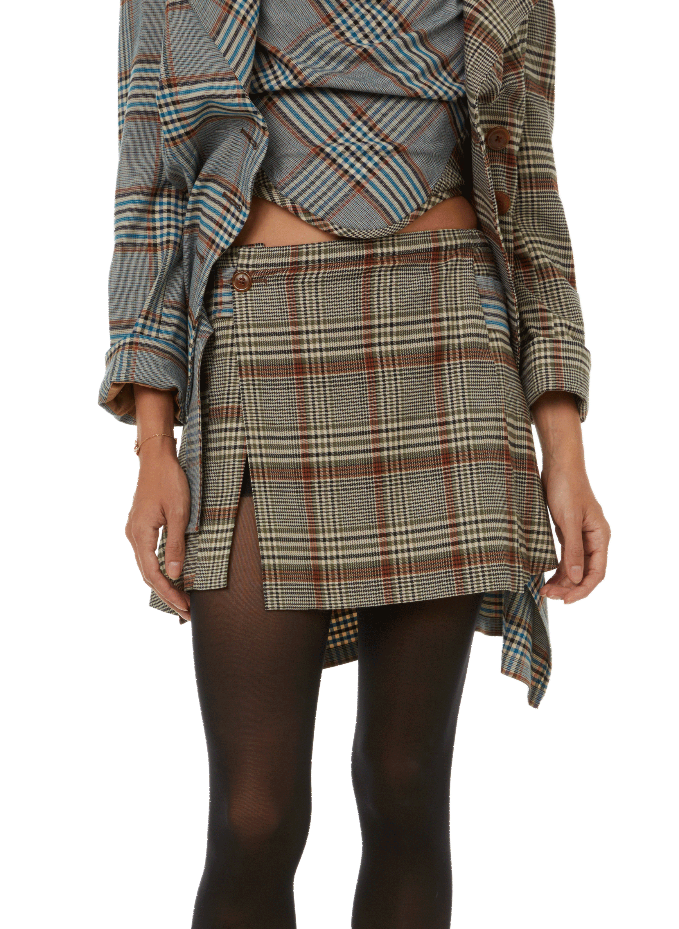 VIVIENNE WESTWOOD Tartan mini skirt  Multicolour