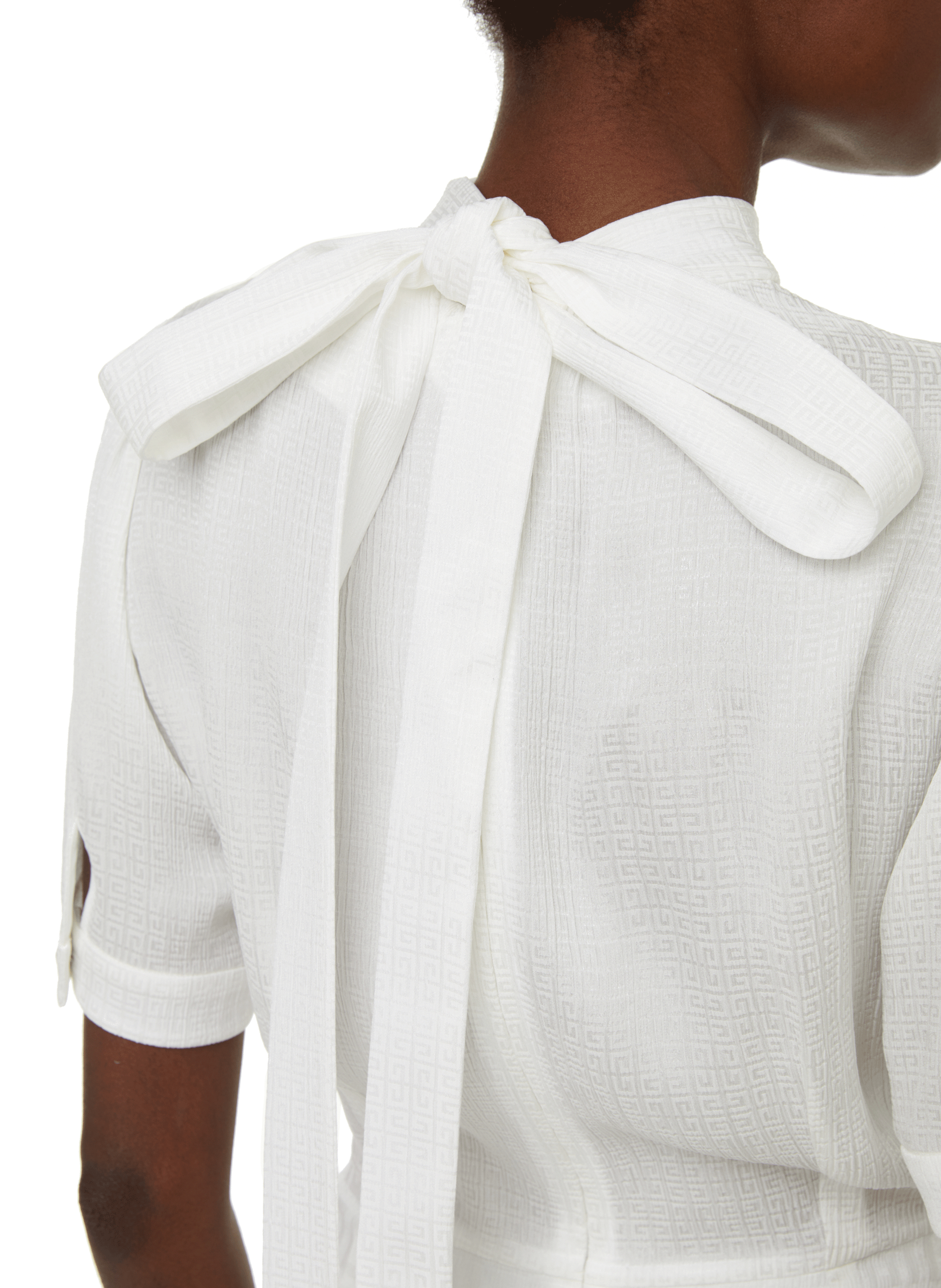 Robe en soie GIVENCHY Blanc