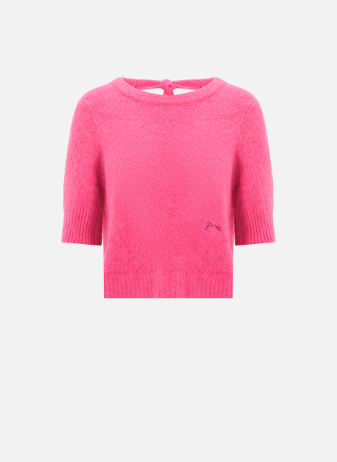 Pink wool topGANNI 