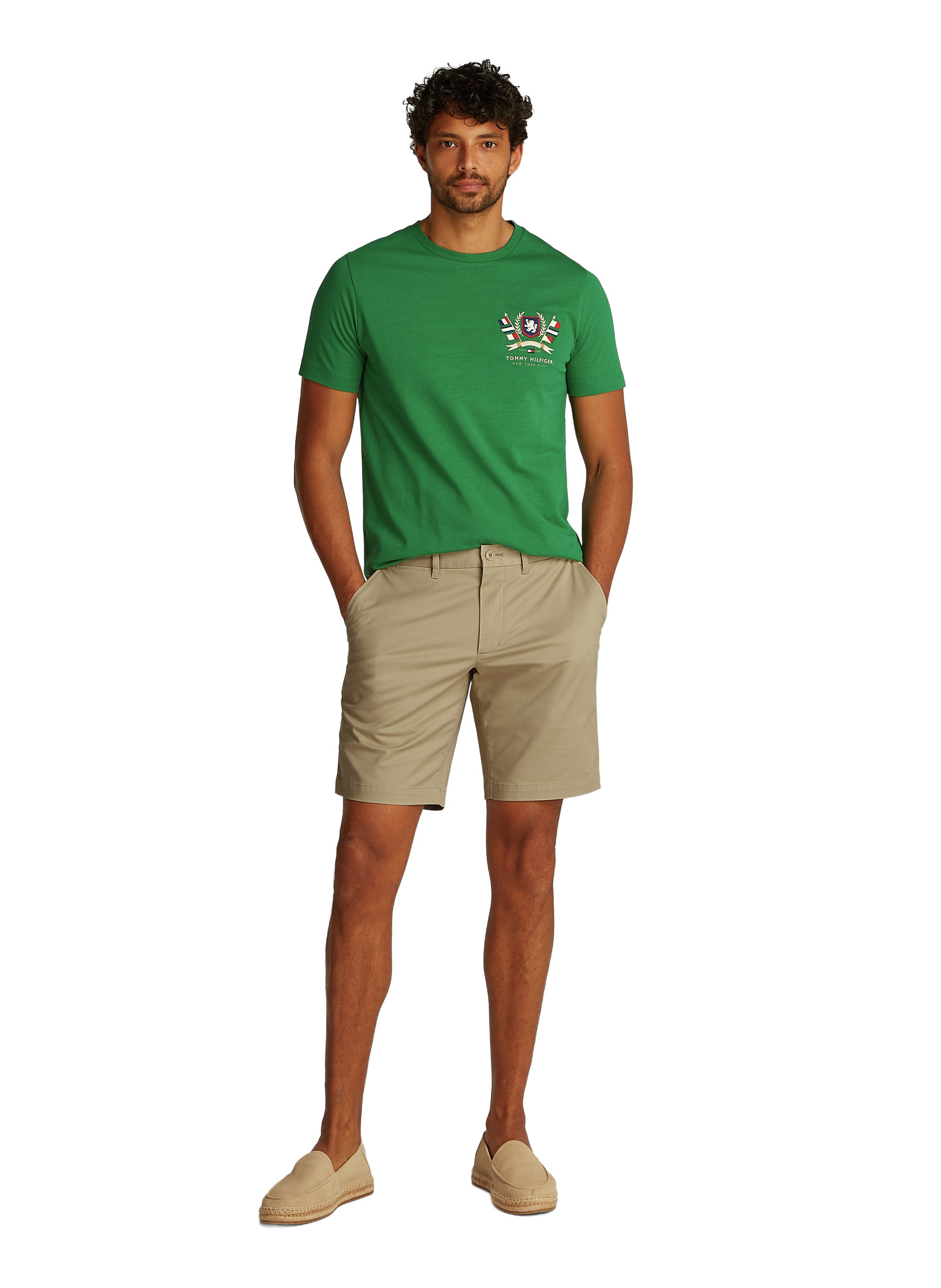 Plain Bermuda shorts TOMMY HILFIGER Beige