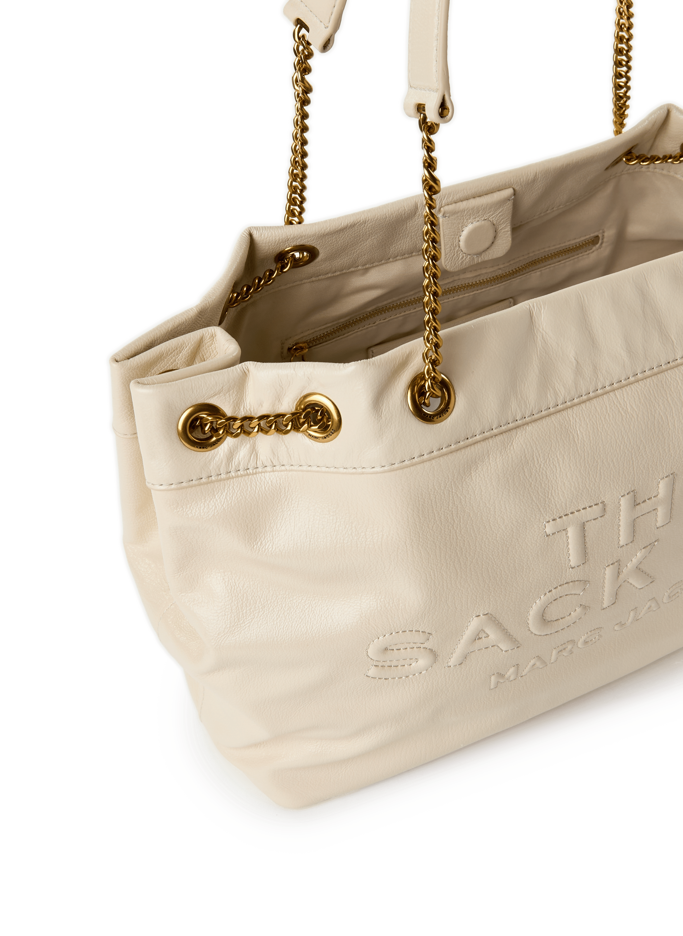 Sac cabas The Large Chain Sack  MARC JACOBS Beige