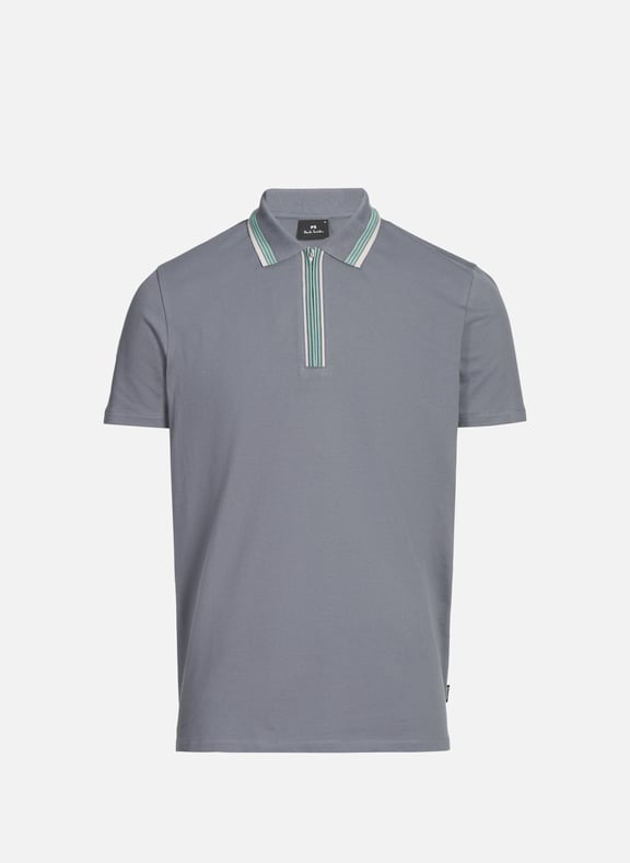 Polo en coton mélangé Gris by PAUL SMITH PAUL SMITH Polo en coton mélangé Gris