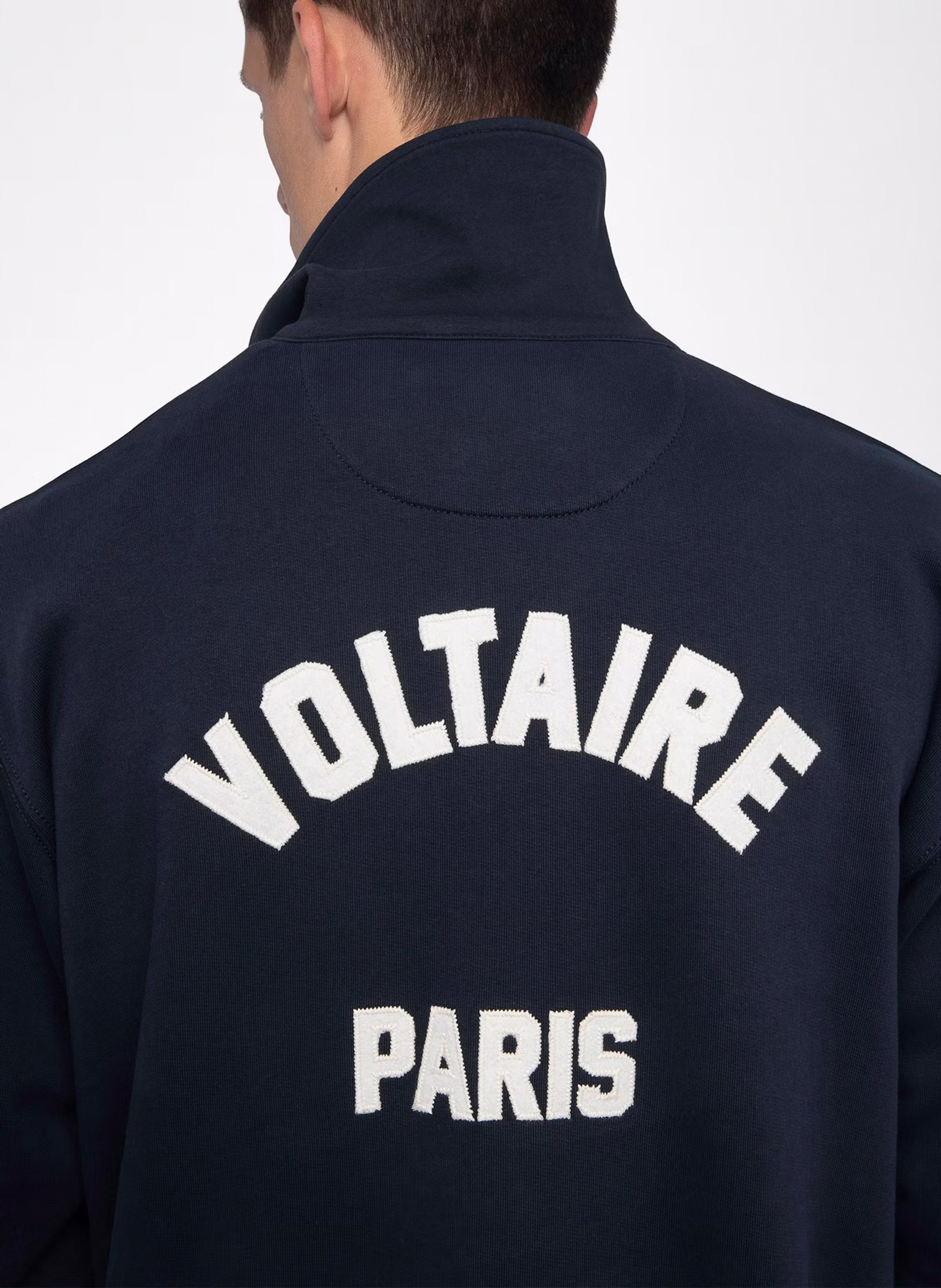 Sweat droit en coton moya ZADIG&VOLTAIRE Bleu
