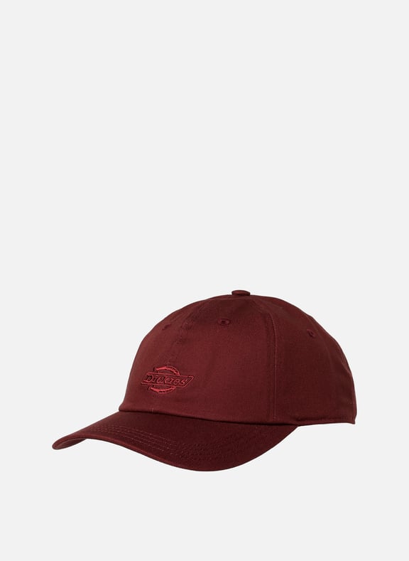 Monochrome embroidered logo cap Red by DICKIES DICKIES Monochrome embroidered logo cap Red