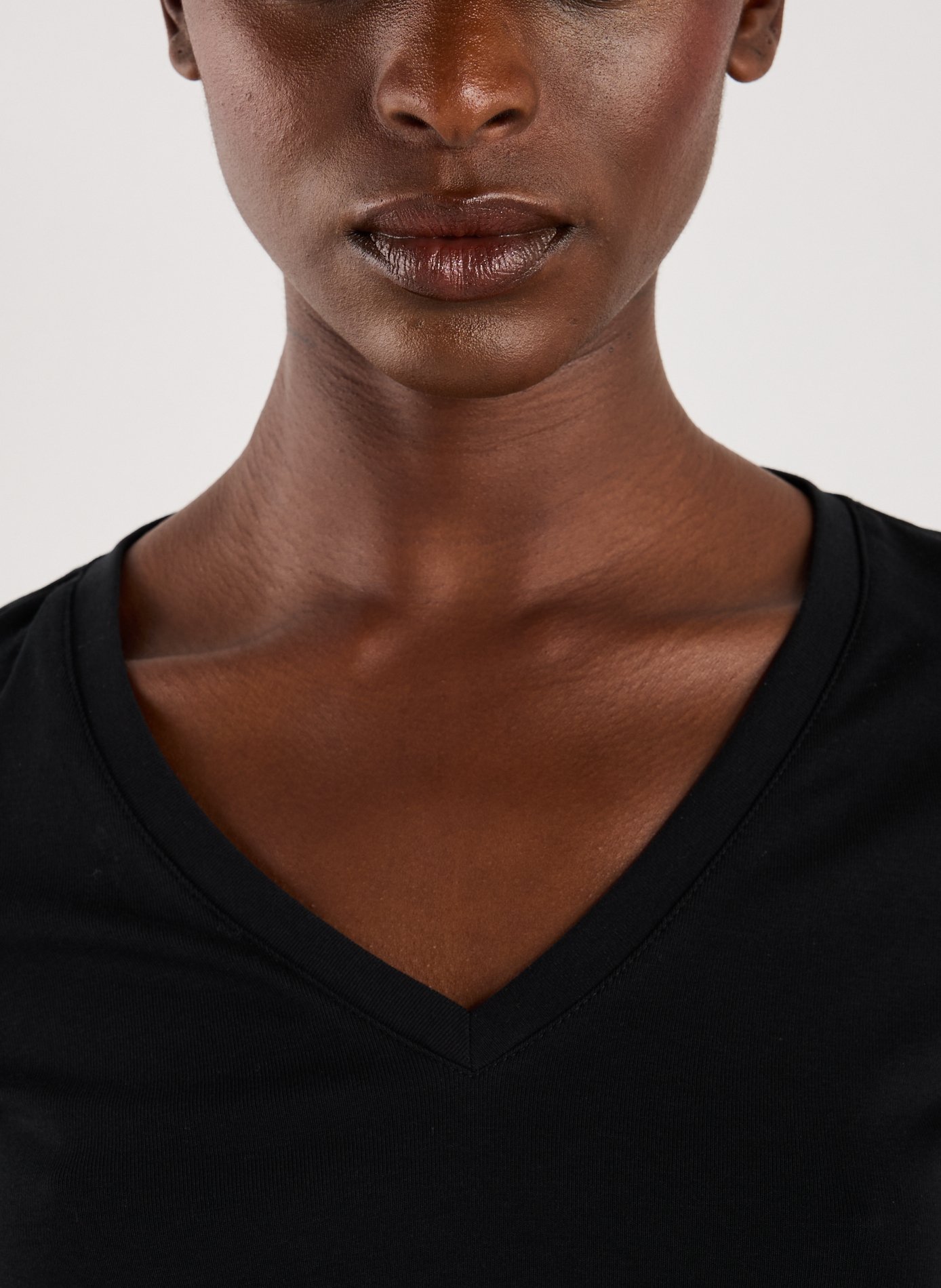 T-shirt en coton  LAUREN Noir