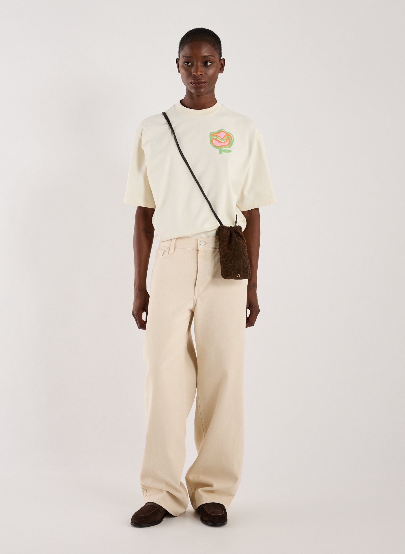 Pochette pour téléphone Gordi en cuir JÉRÔME DREYFUSS Multicolore