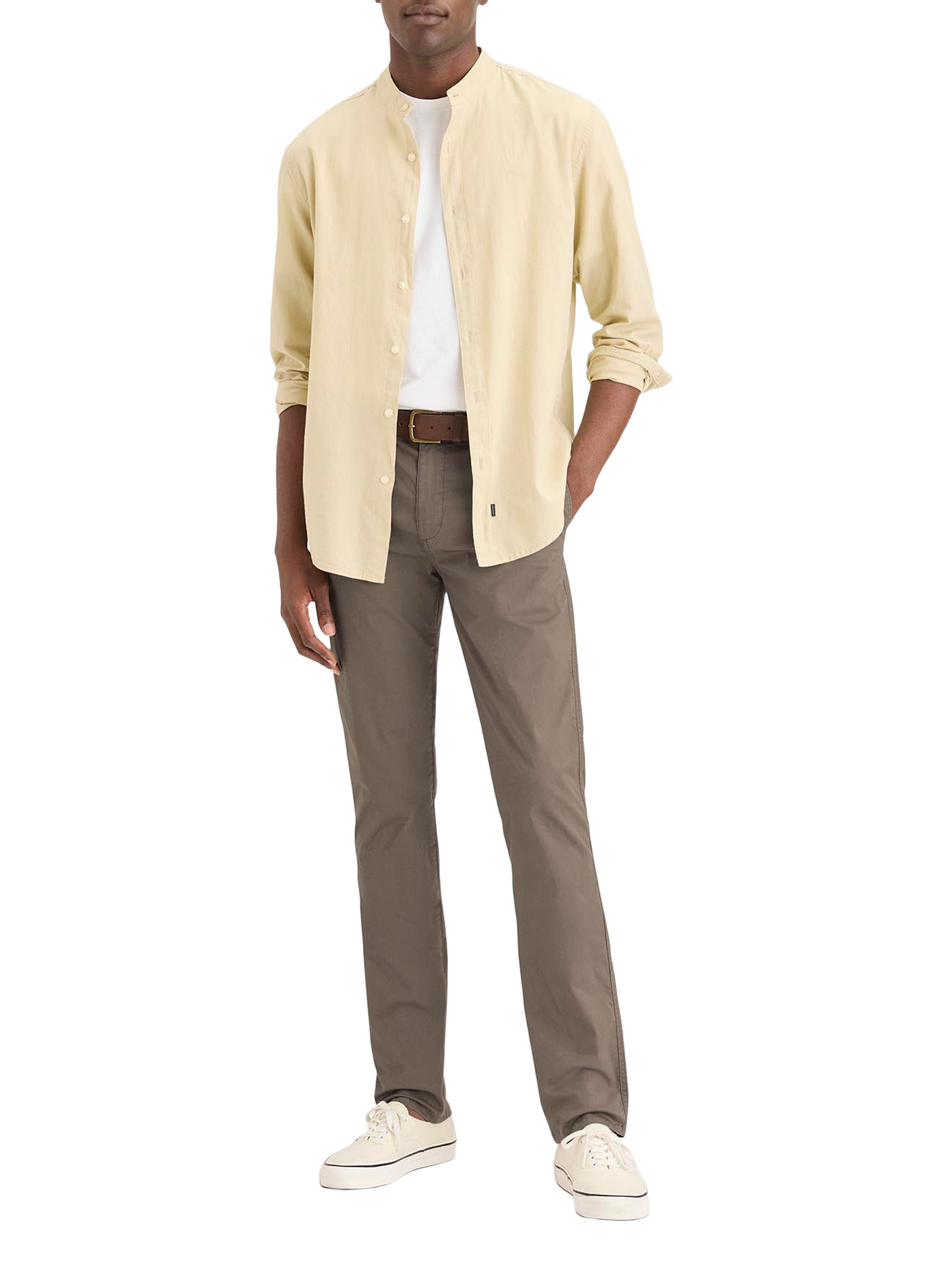 Pantalon chino slim DOCKERS Marron