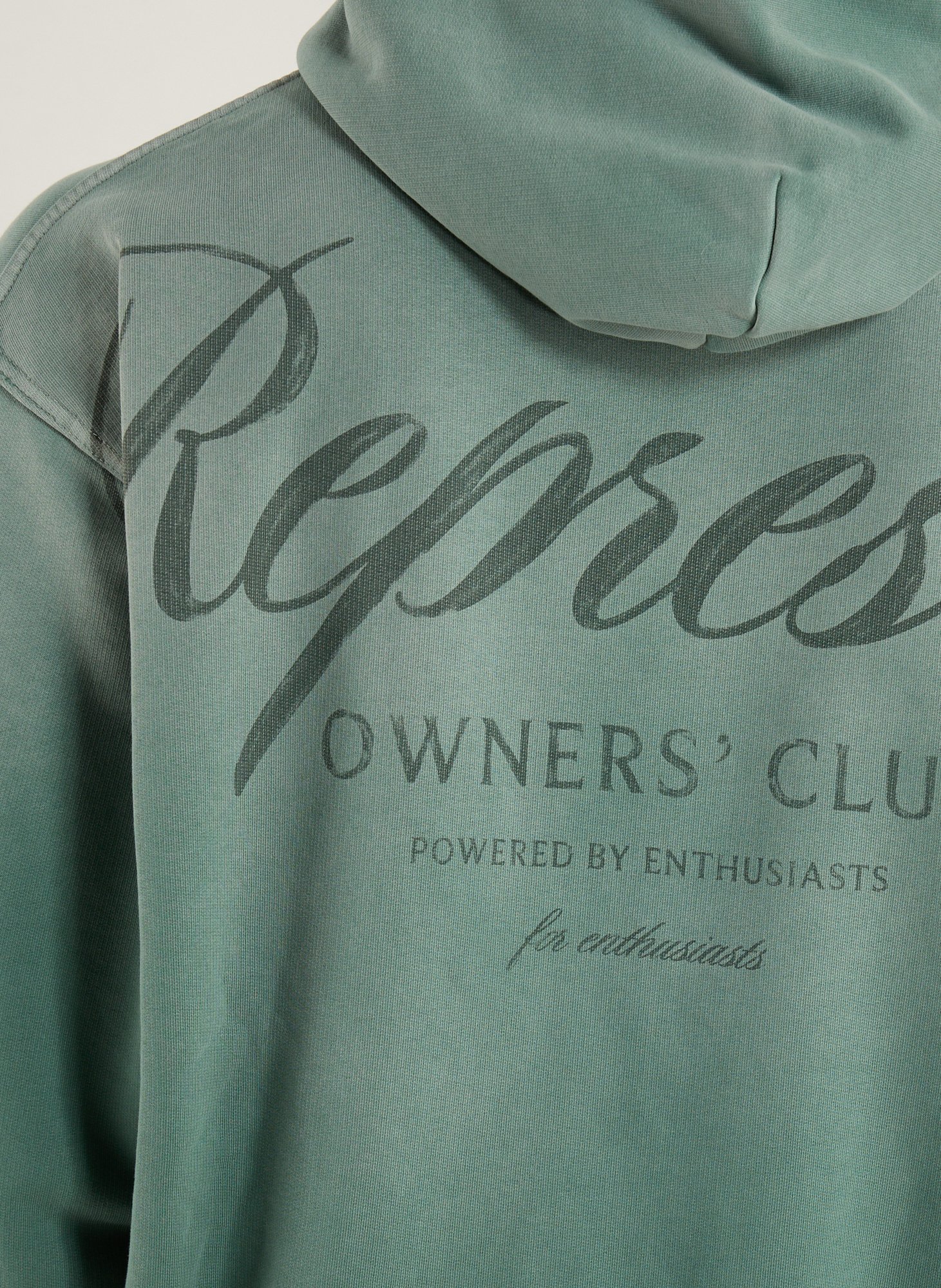 Sweatshirt à capuche en coton REPRESENT Vert