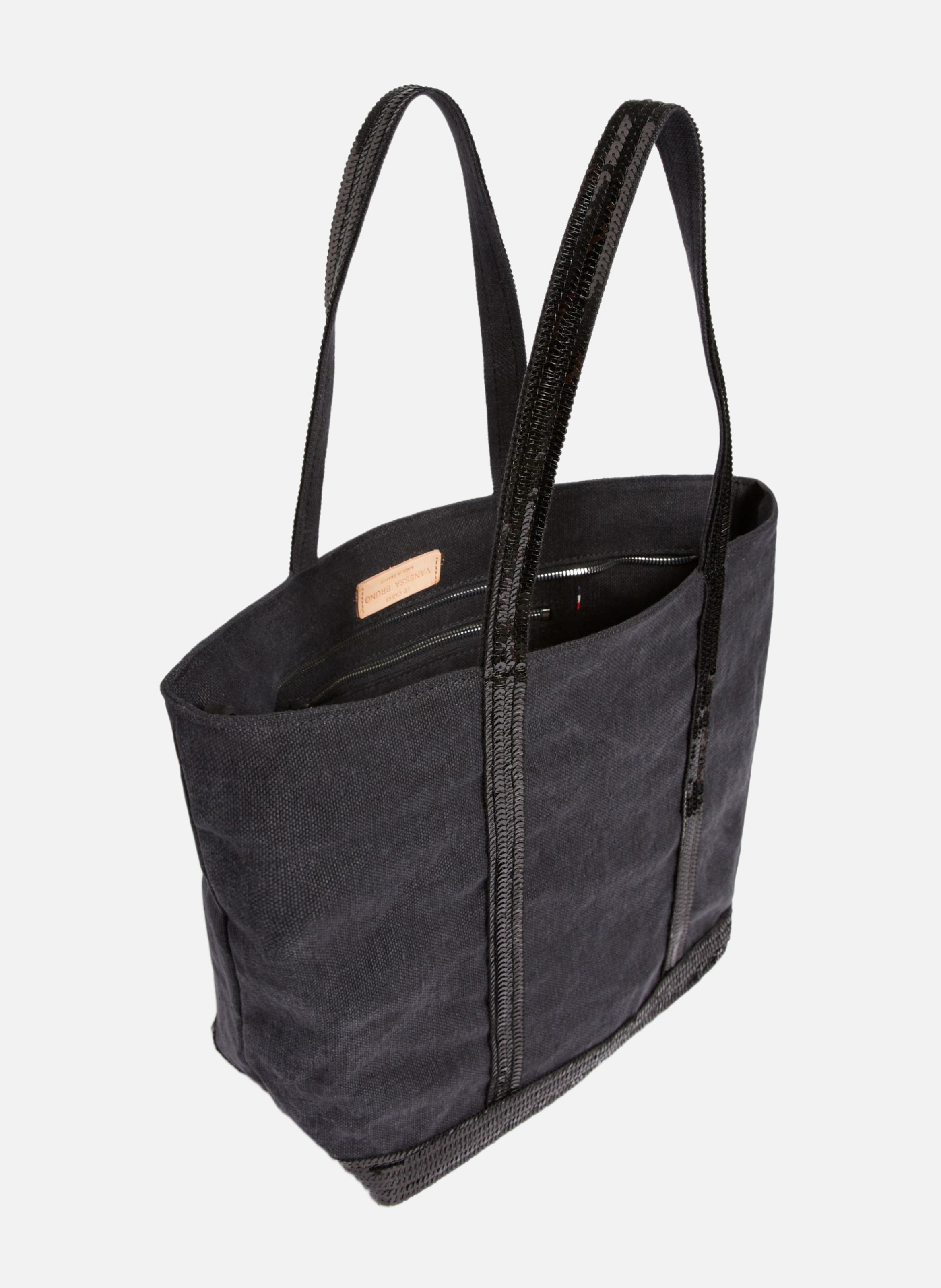 Cabas M en cuir VANESSA BRUNO Noir