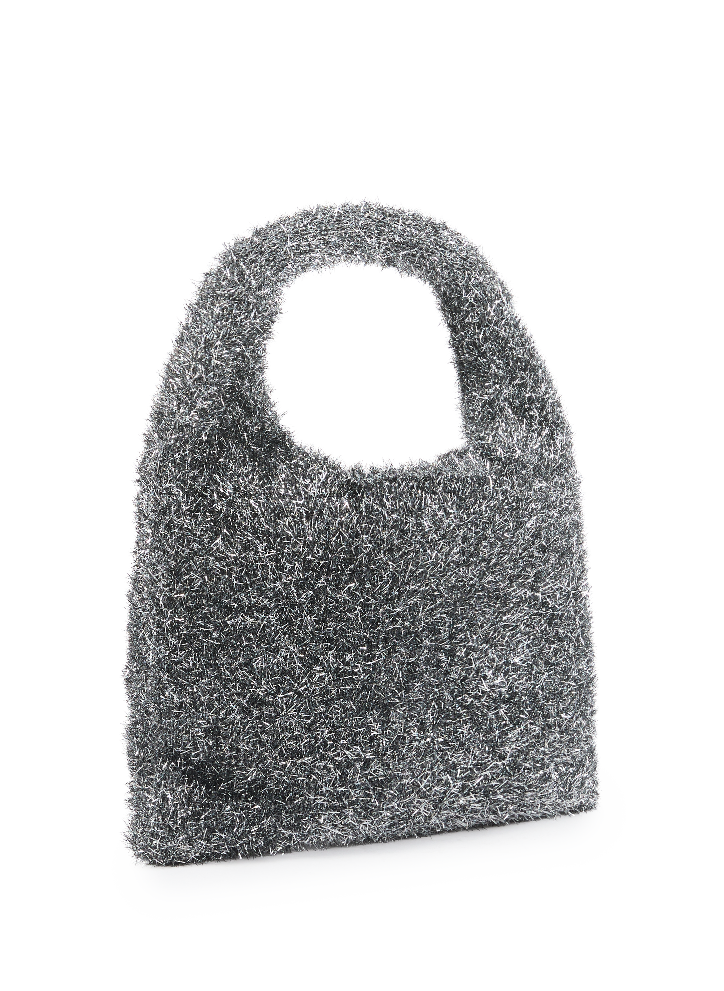 Metallic Mesh Handbag AU PRINTEMPS PARIS Black