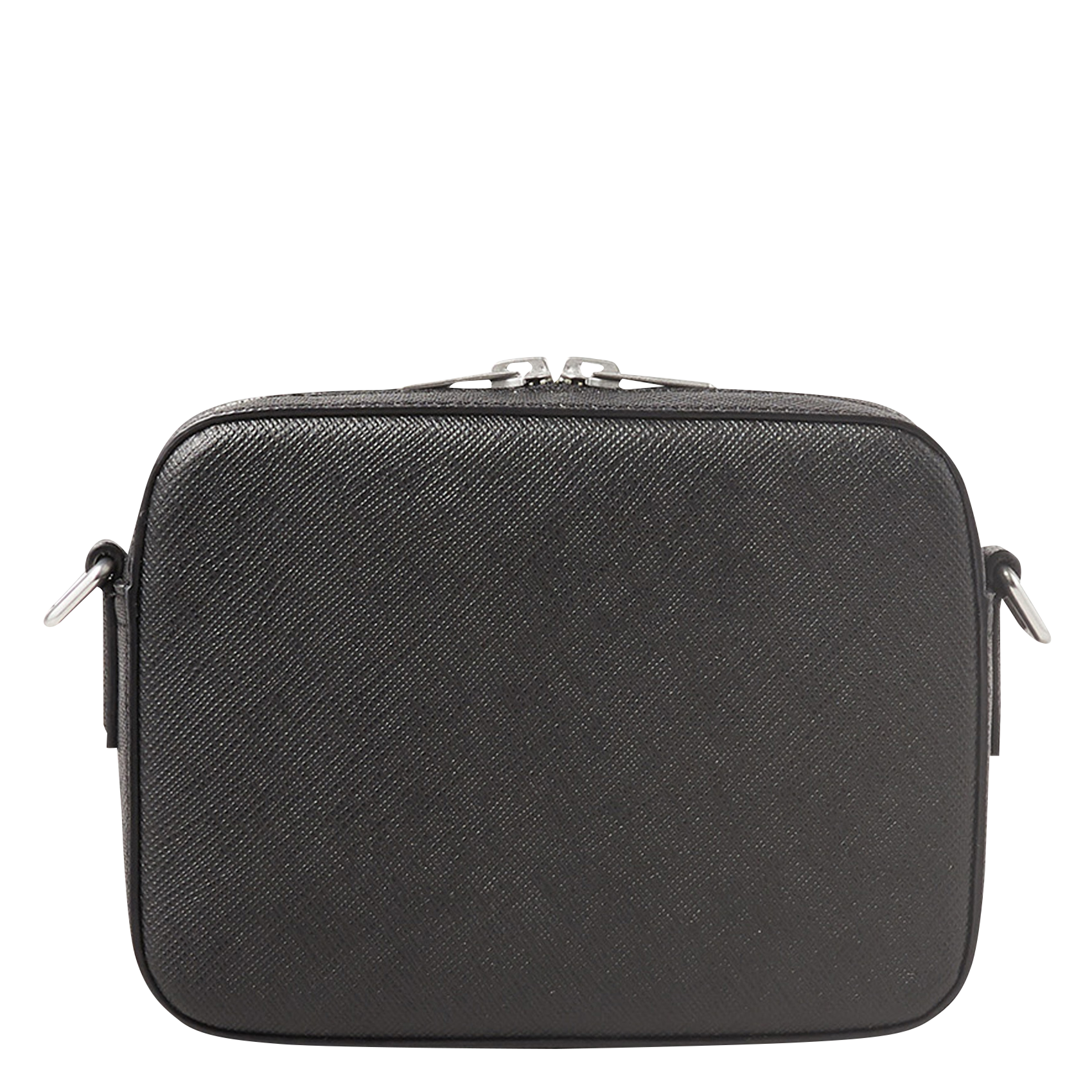 Sac bandoulière en cuir recyclé minibag hook SANDRO Noir