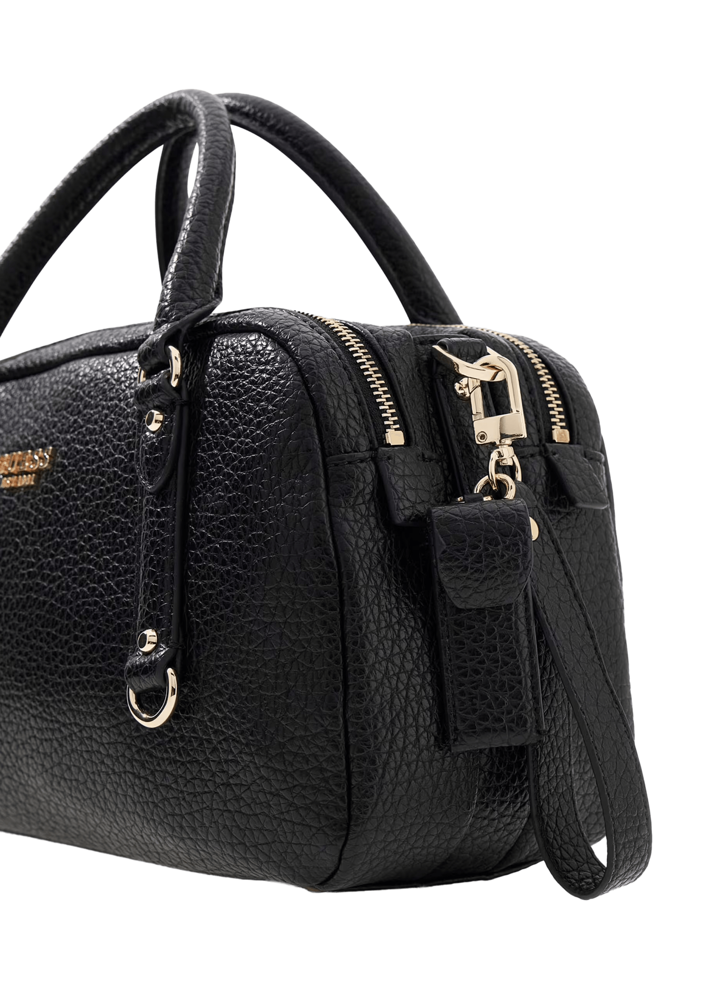 Bowling bag faux leather GUESS Black