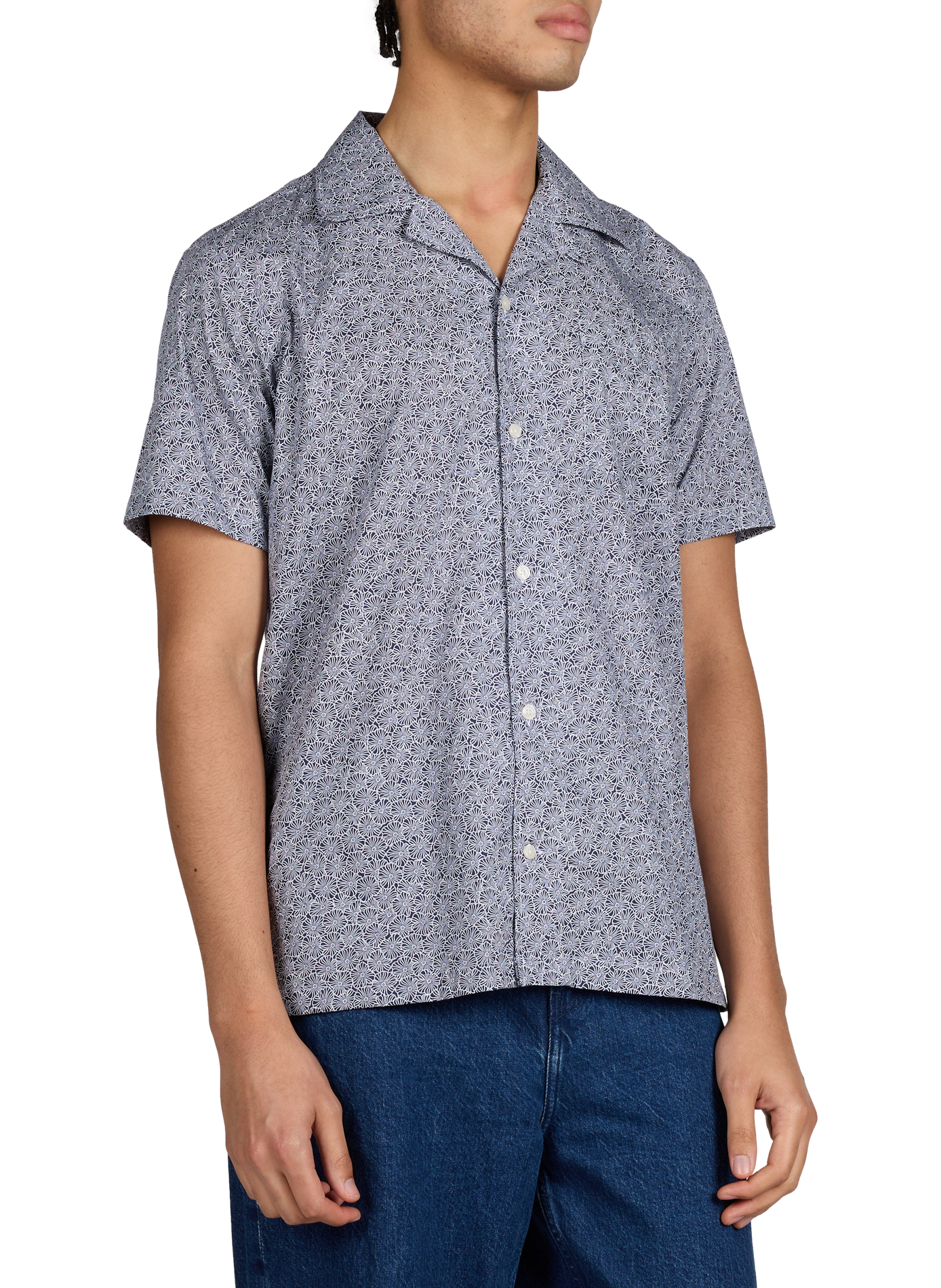 Chemise droite Hetina-D à motif en coton AU PRINTEMPS PARIS Multicolore