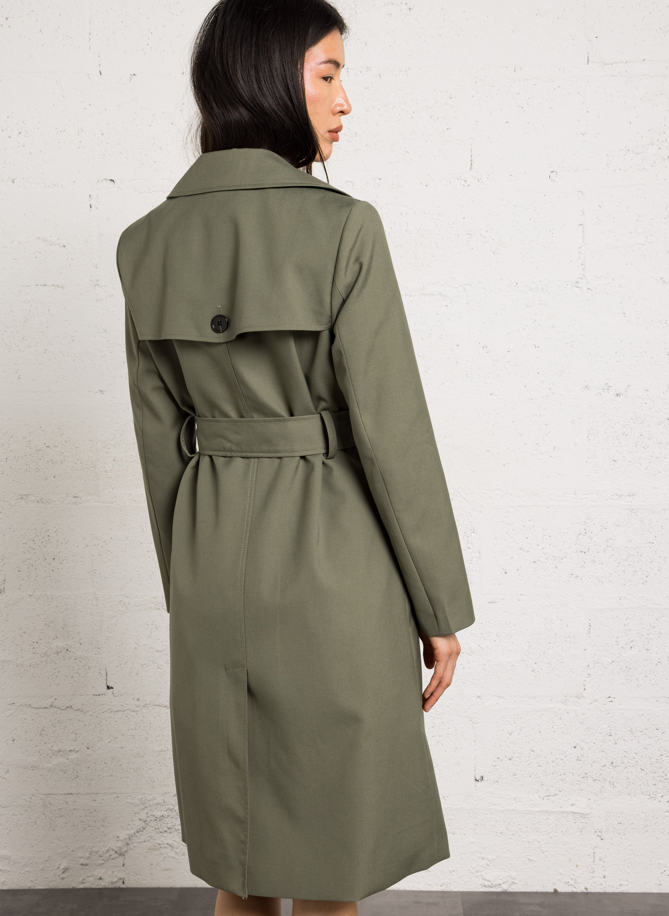 Trench col tailleur ryo MAISON 123 Vert