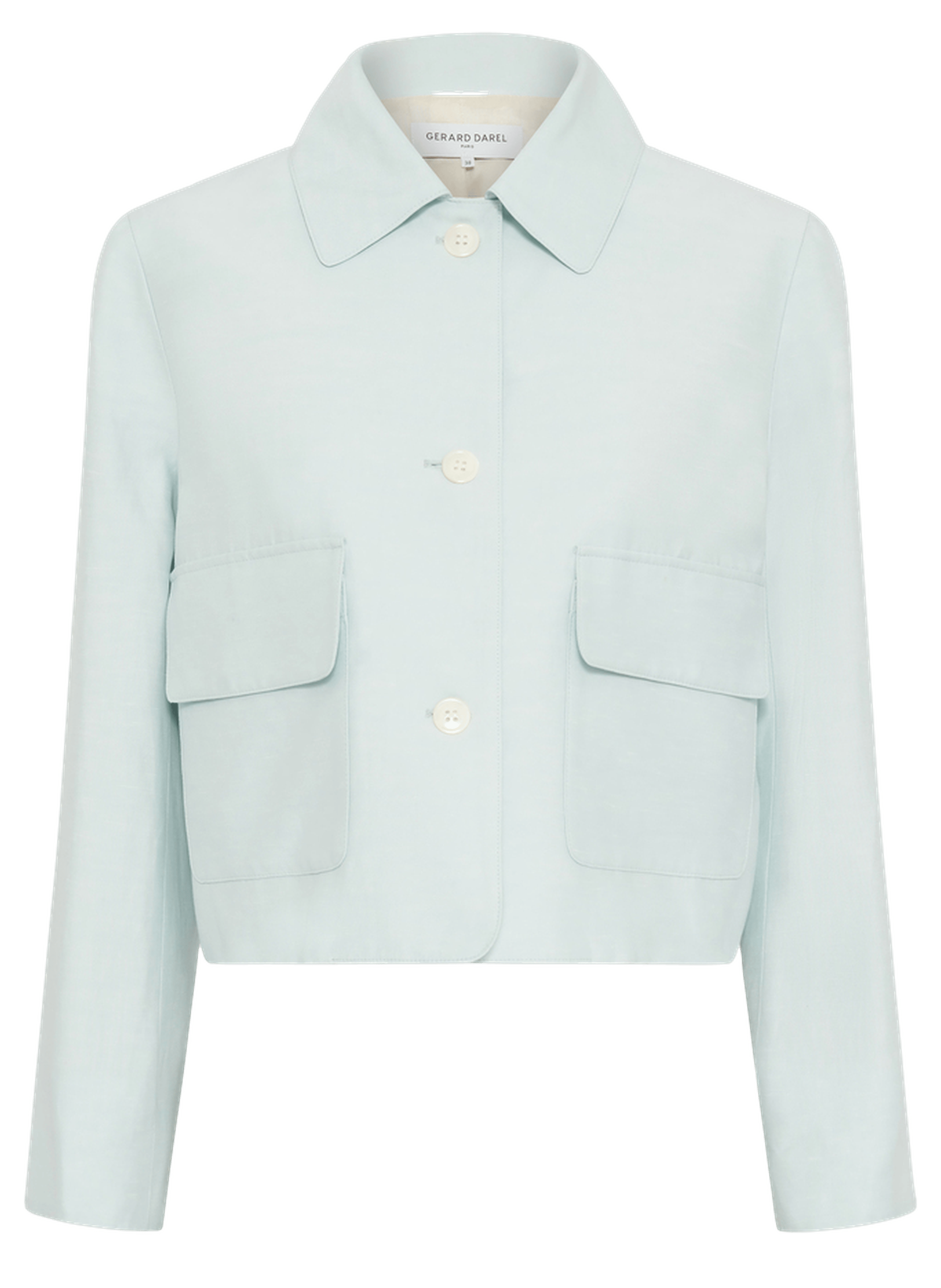 Veste courte à col chemise - tilda GERARD DAREL Vert