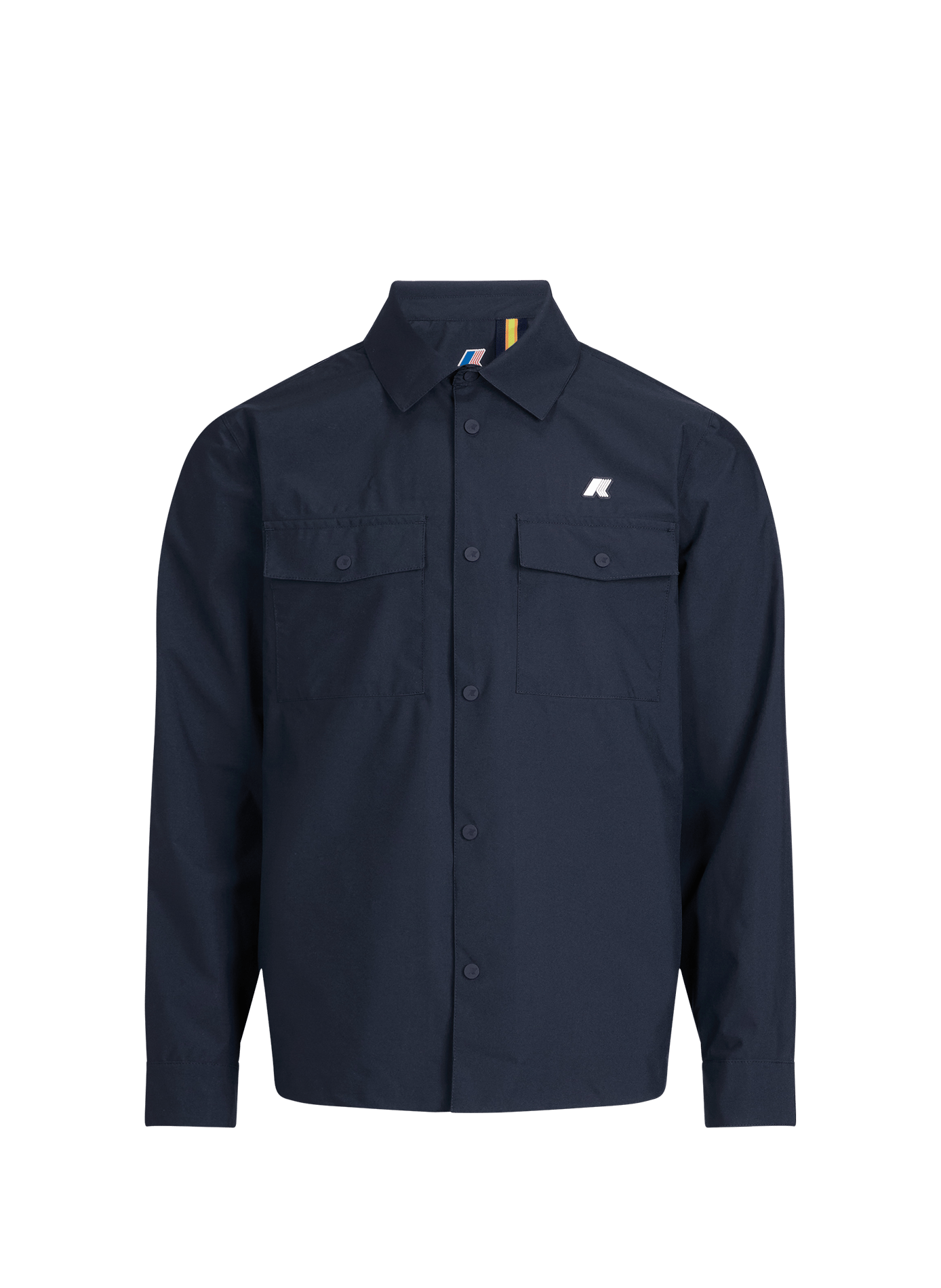 Veste légère imperméable à col classique K-WAY Bleu