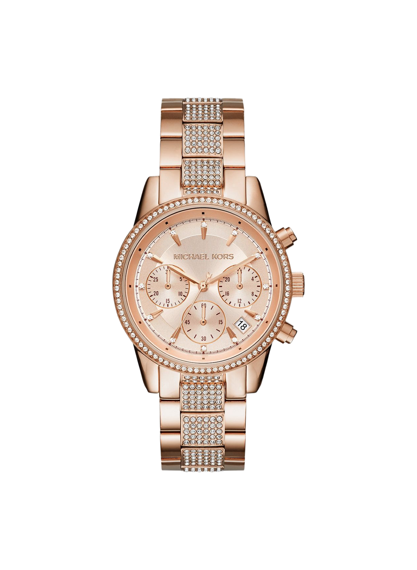 Montre quartz Bryant en acier inoxydable MICHAEL KORS MONTRES Rose