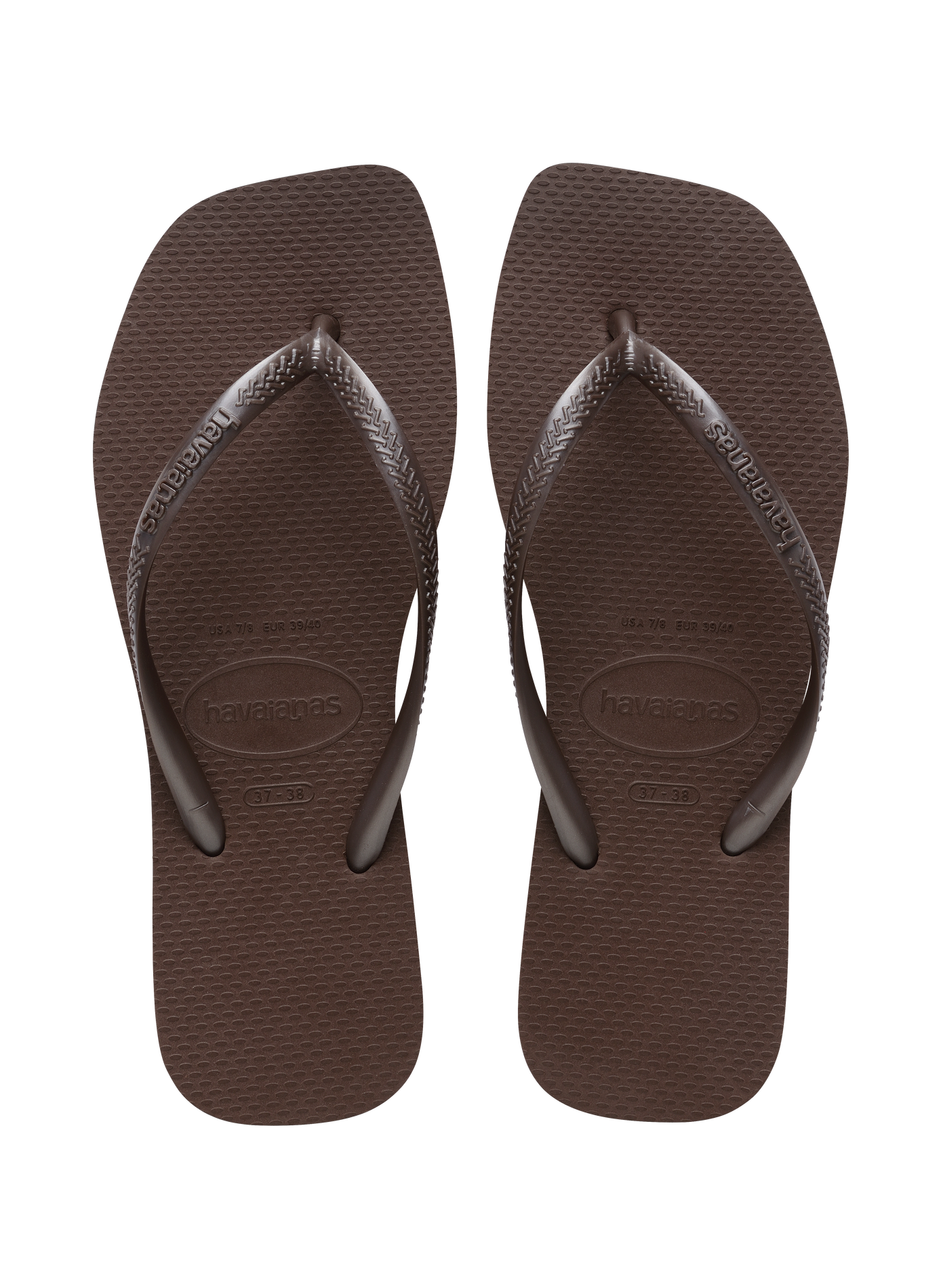 Slim flip flops HAVAIANAS Brown