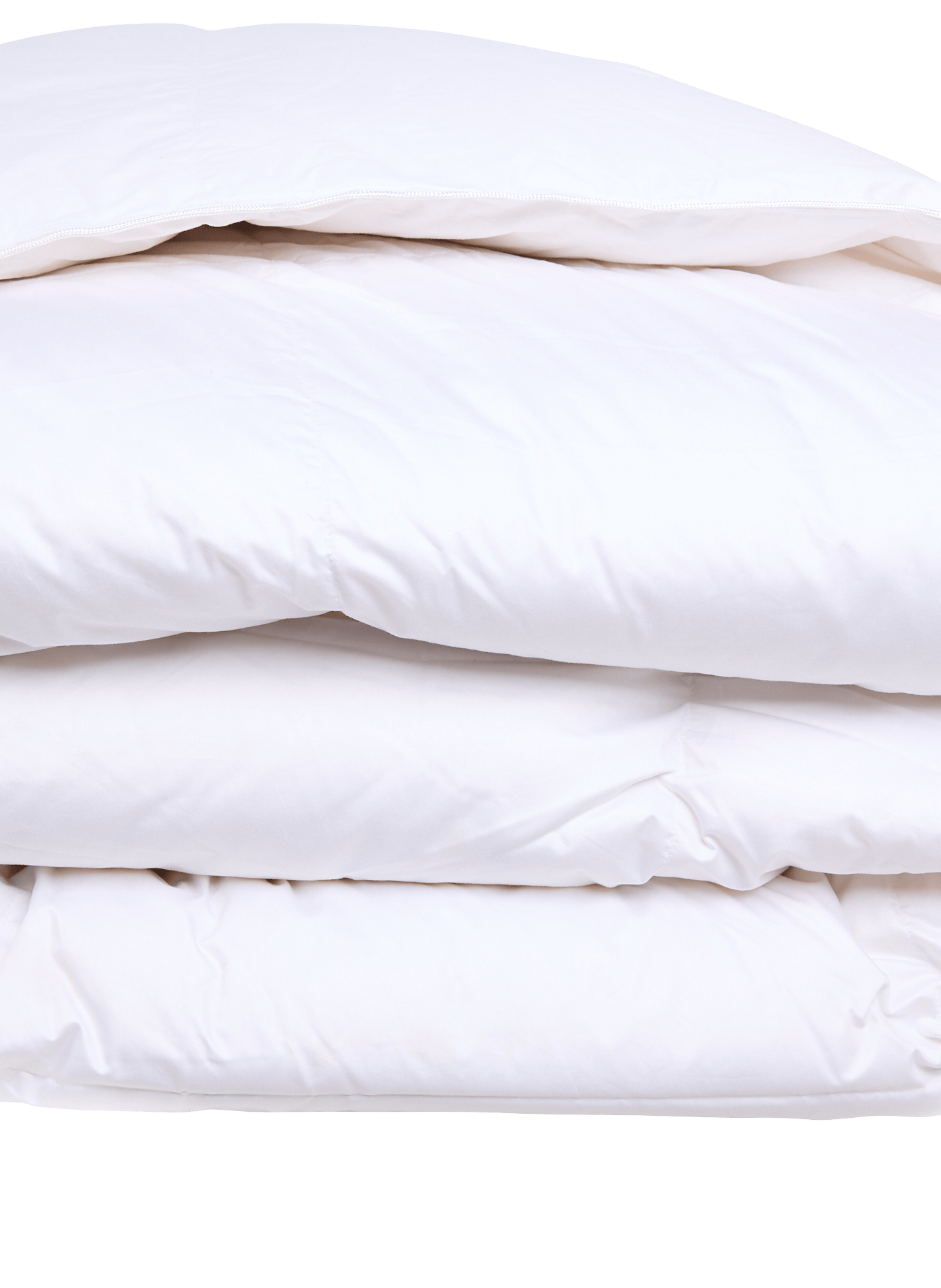 Couette naturelle chaude en satin de coton AU PRINTEMPS PARIS Blanc