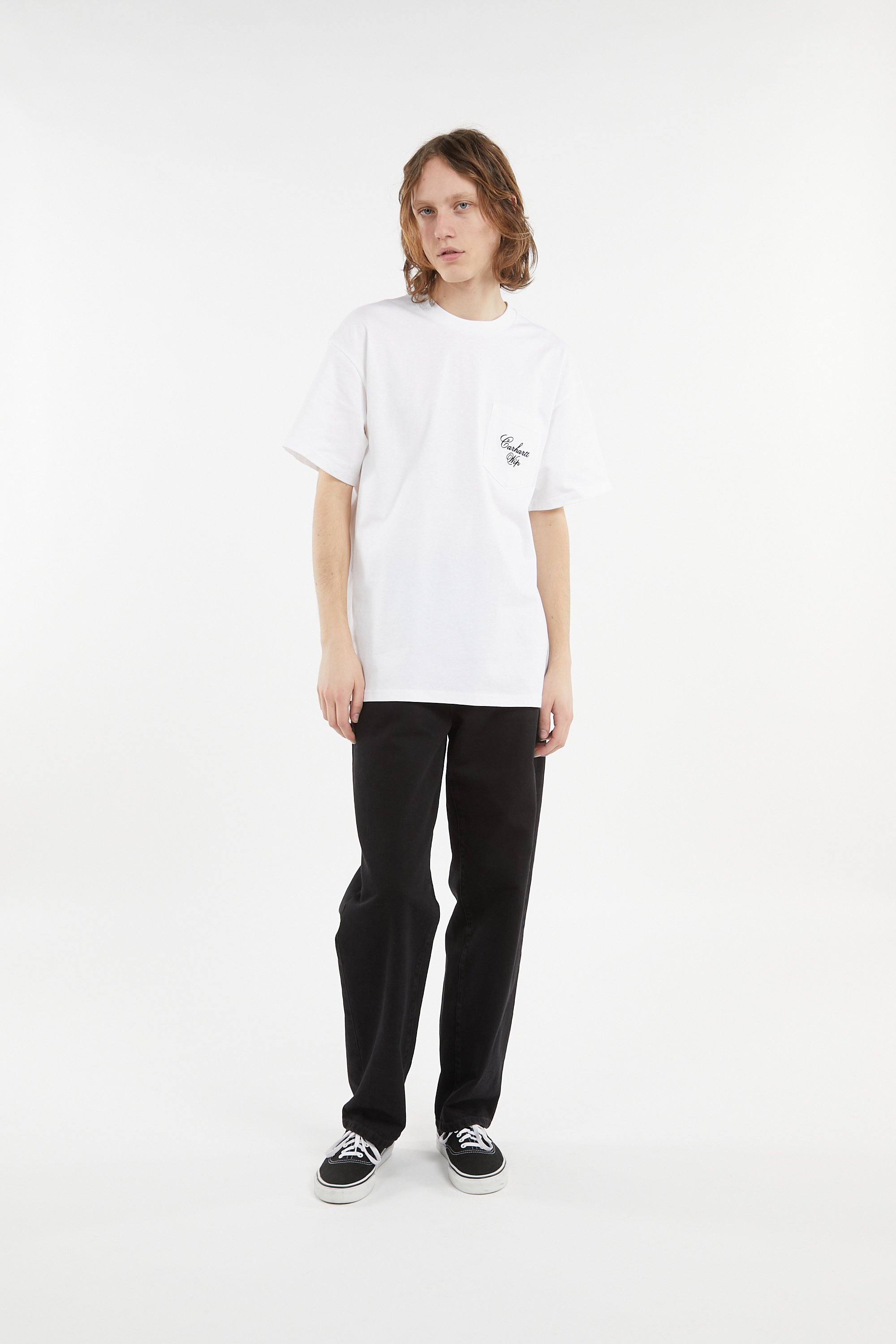 T-shirt s/s longhand pocket t-shirt CARHARTT WIP Blanc