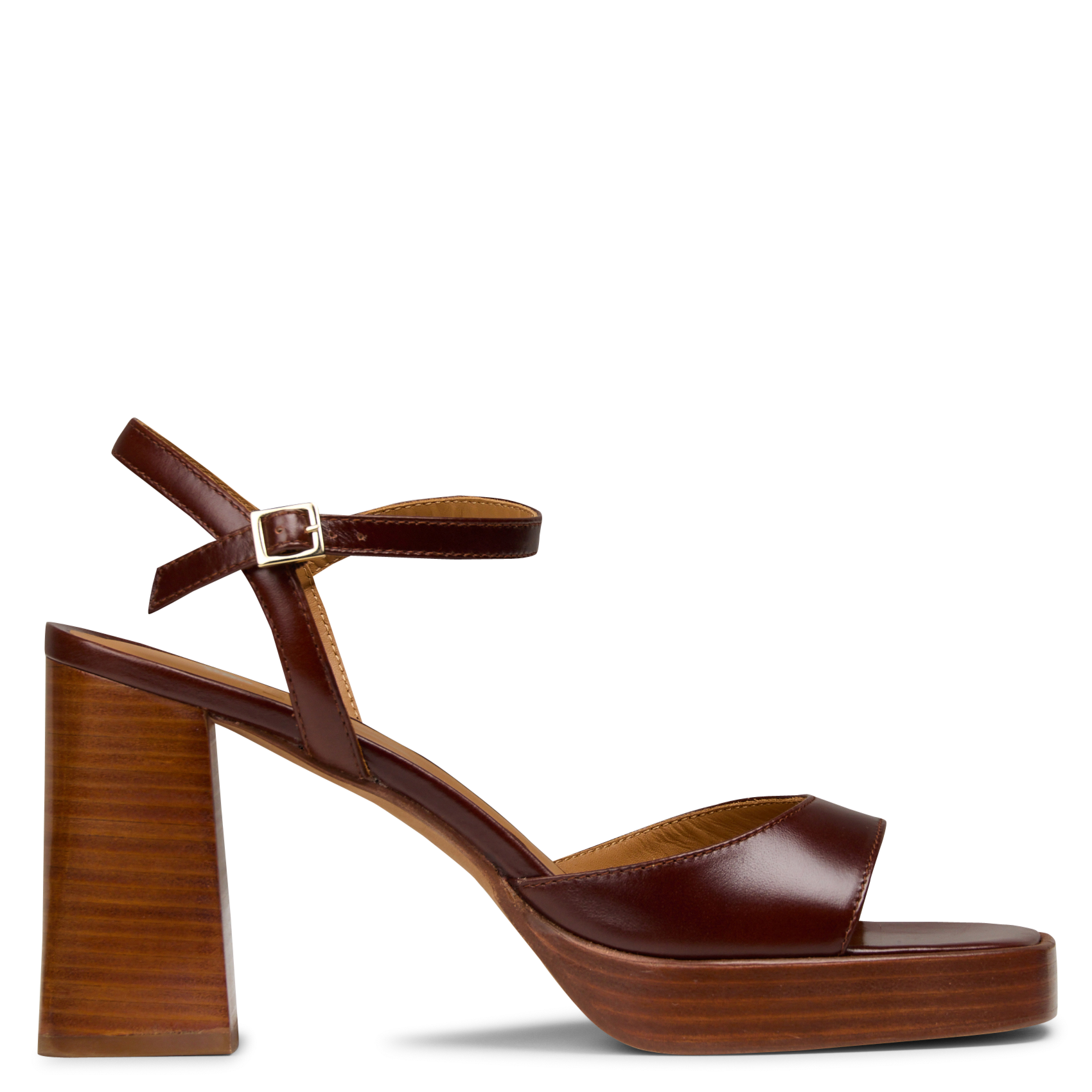 Sanadales à talons lenka BOBBIES Marron