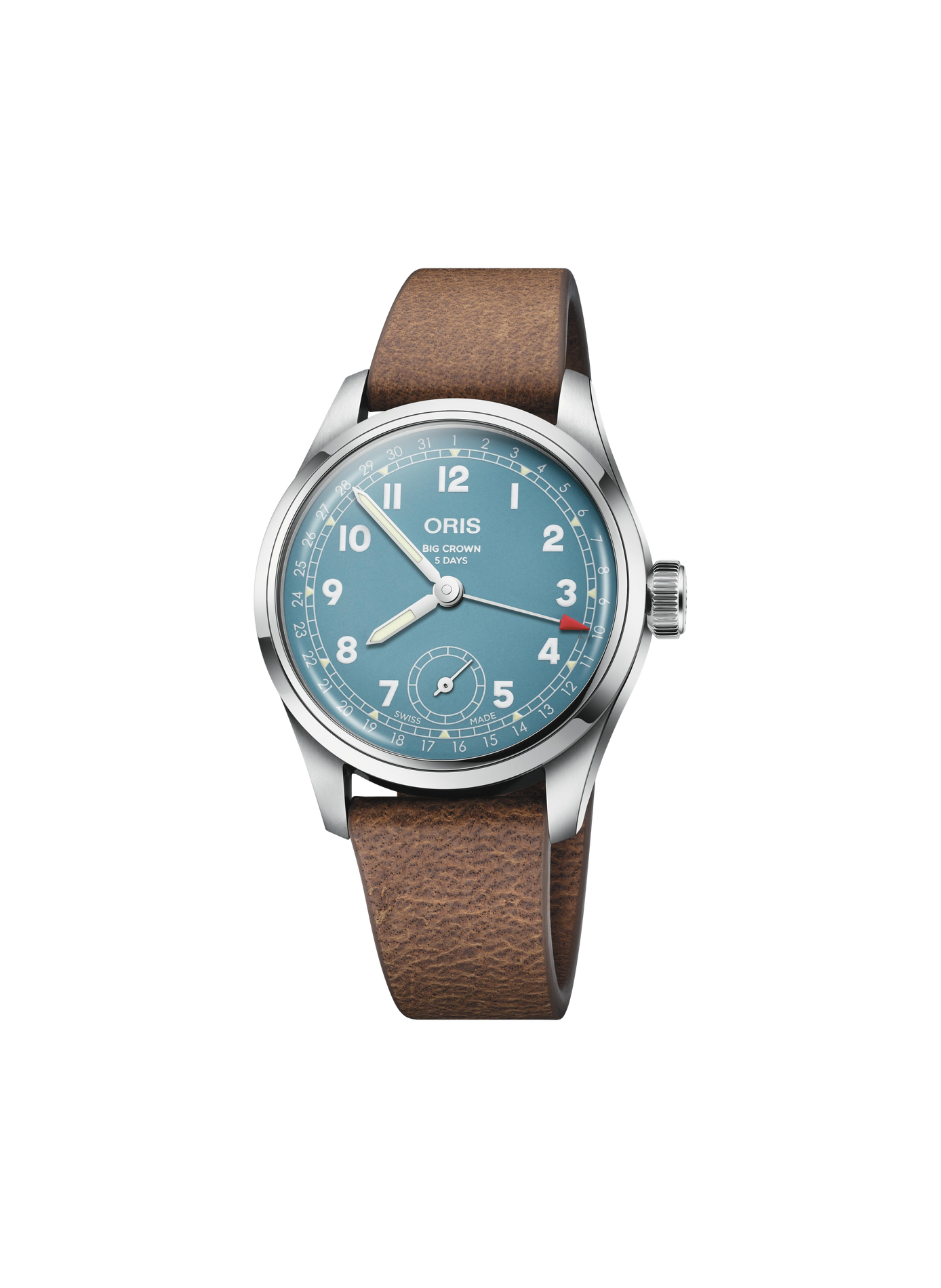 Montre automatique Oris Big Crown Calibre 473 en cuir ORIS Bleu