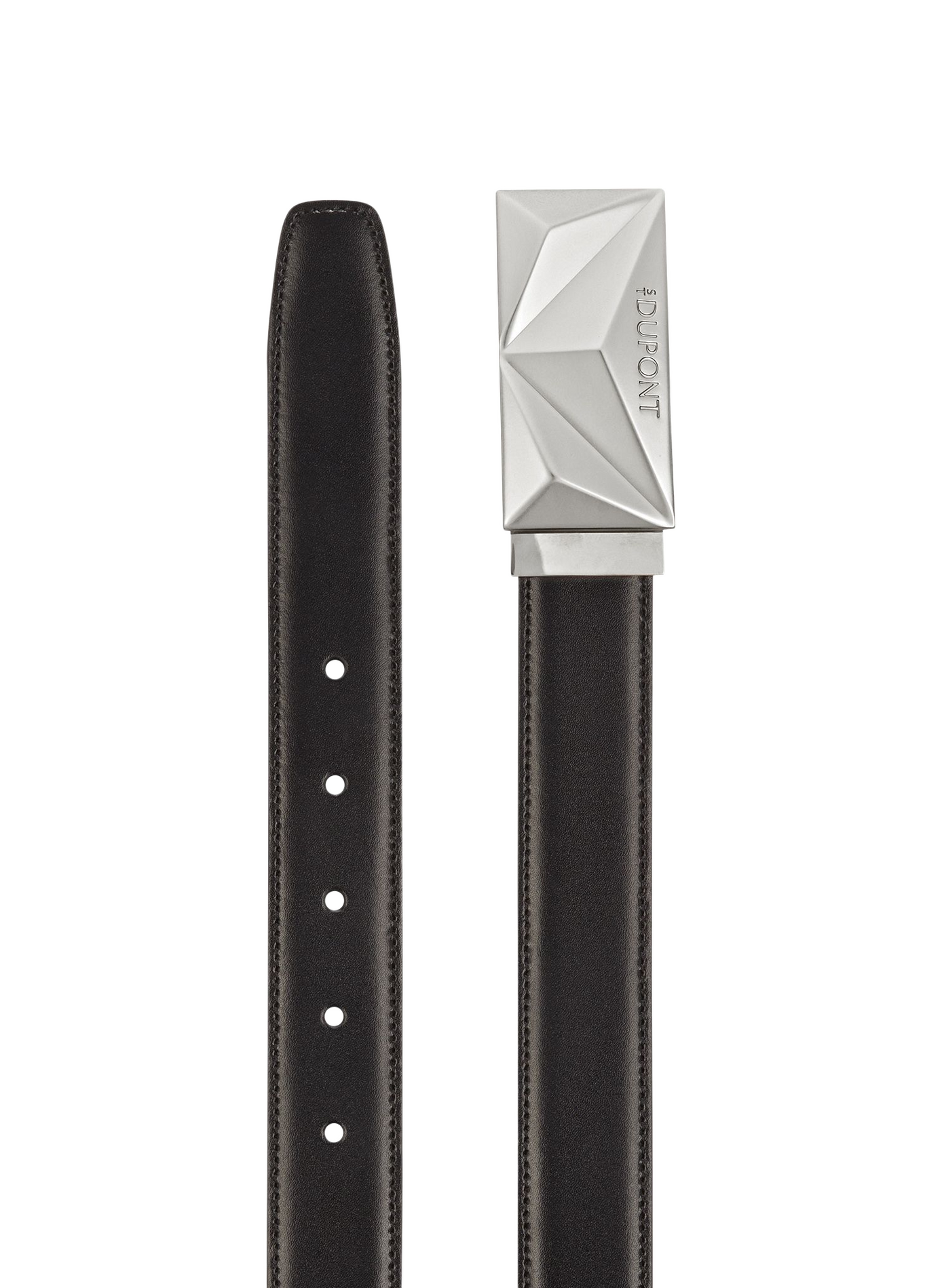 D Logo Ledergürtel S.T. DUPONT Schwarz