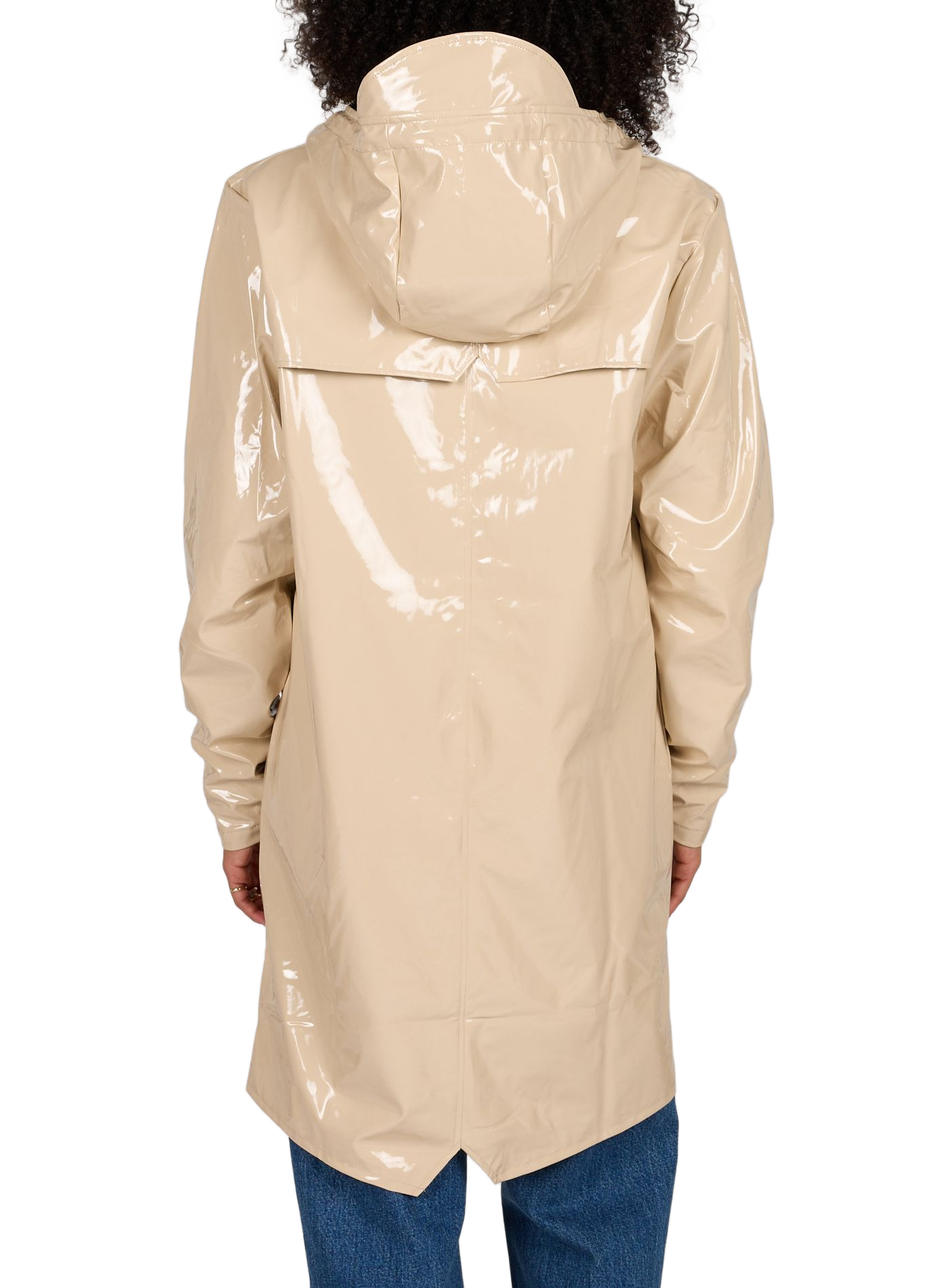 Long hooded raincoat RAINS Blue