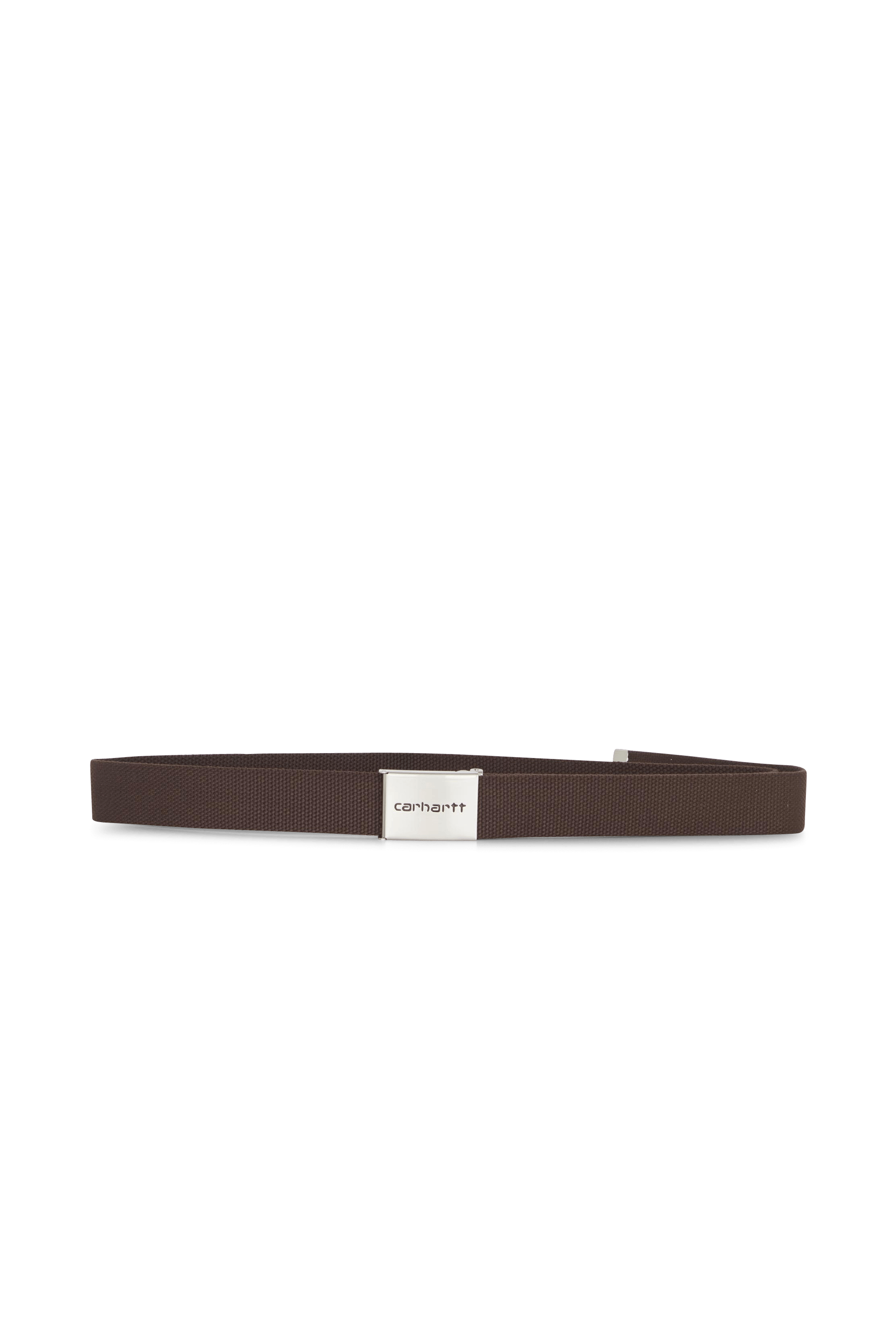 Ceinture clip belt chrome CARHARTT WIP Marron