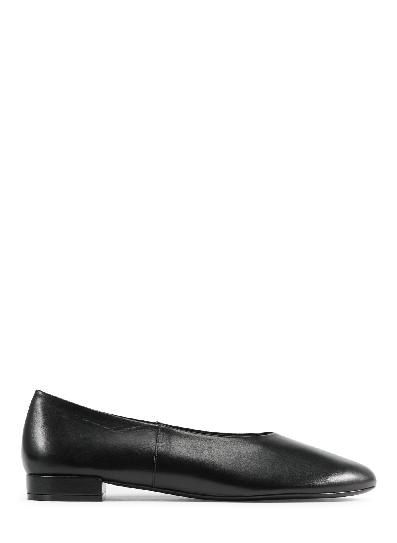 Leather ballet flats STUART WEITZMAN Black