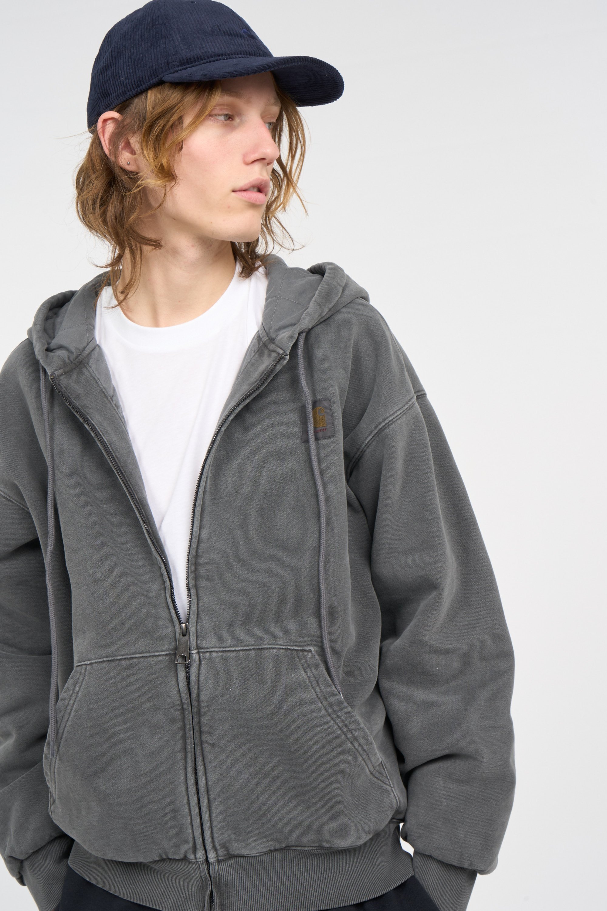 Hoodie zippé hooded vista CARHARTT WIP Noir