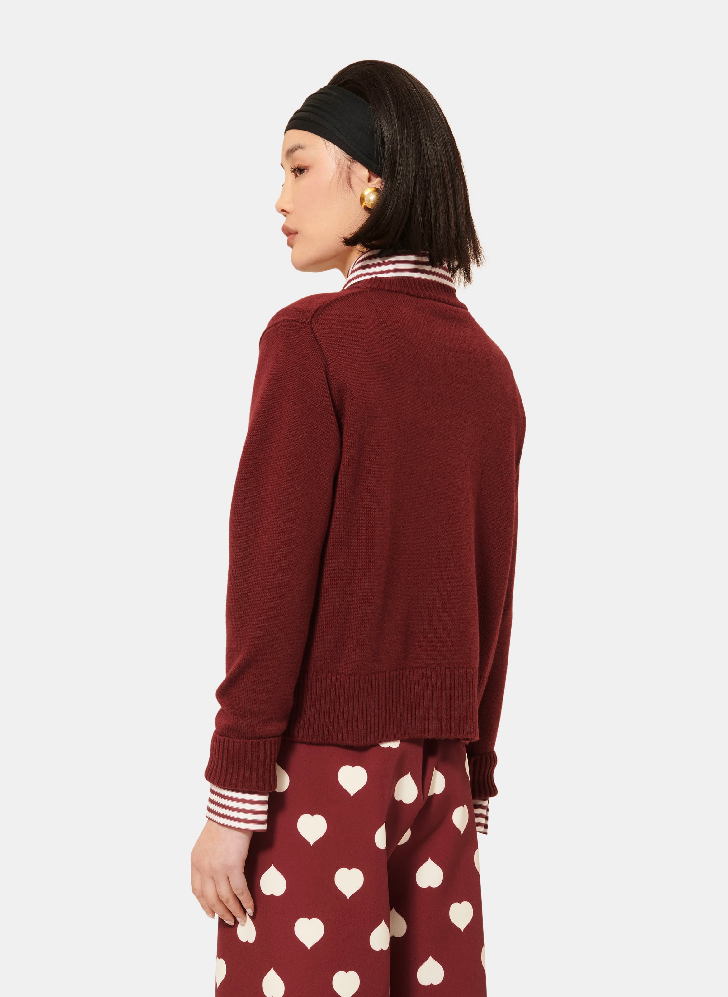 Pull preppy TARA JARMON Violet