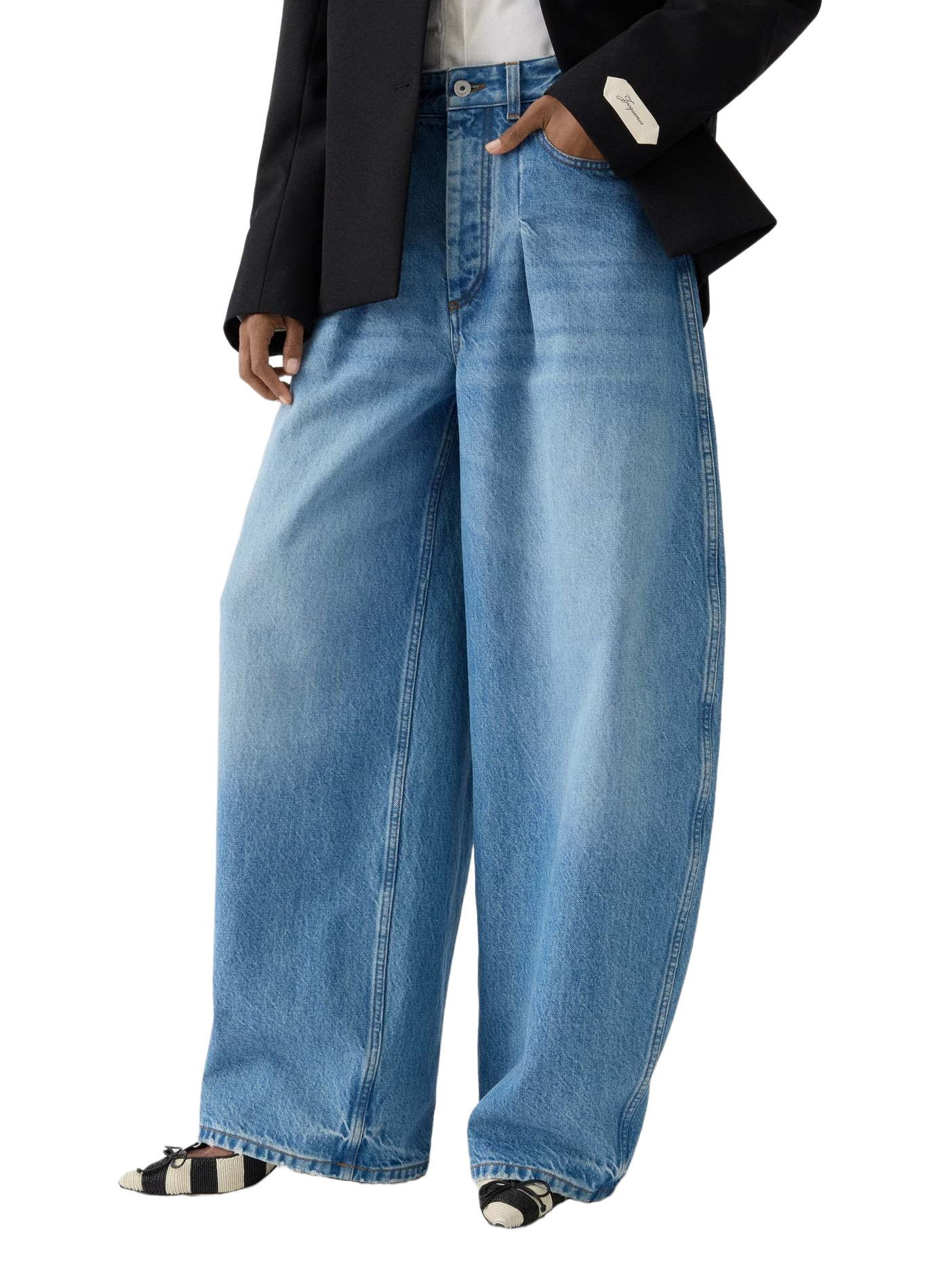 The cotton Ovalo de-Nîmes JACQUEMUS Blue