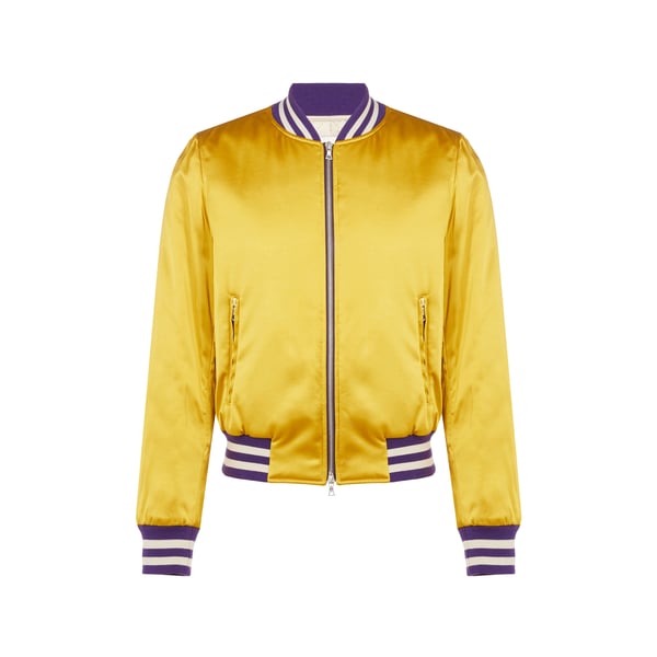 Bomber effet satiné