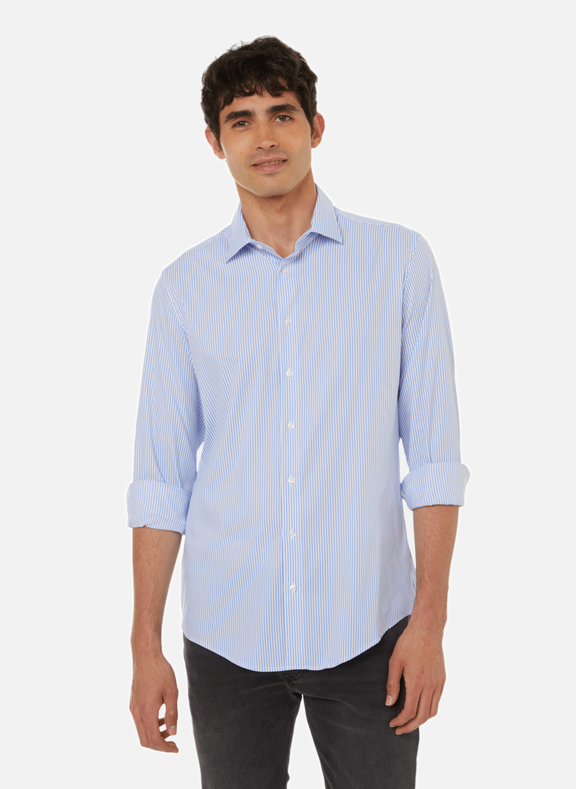 SEIDENSTICKER Slim-fit shirt  Blue