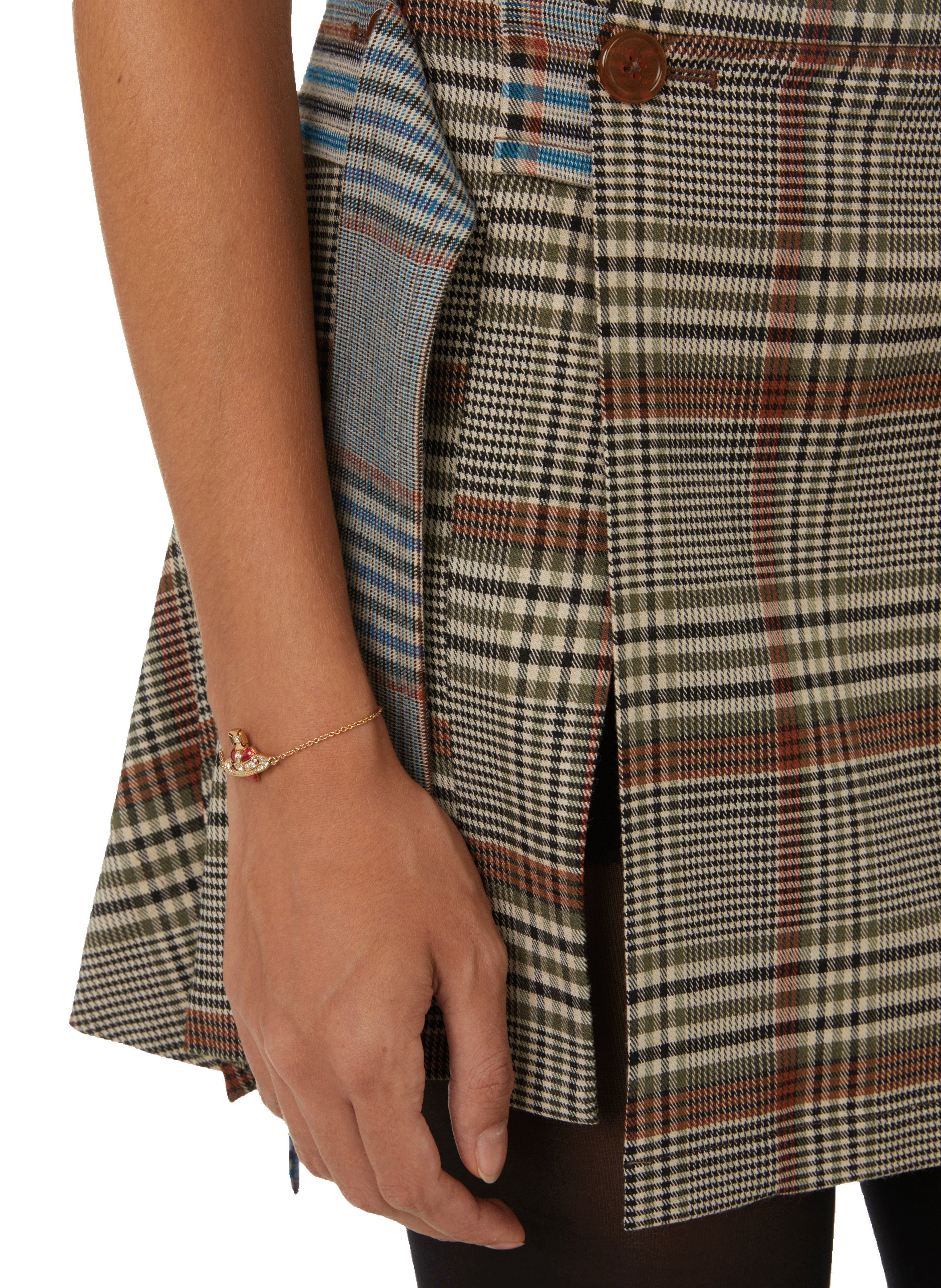 Falda corta de tartán VIVIENNE WESTWOOD Multicolor