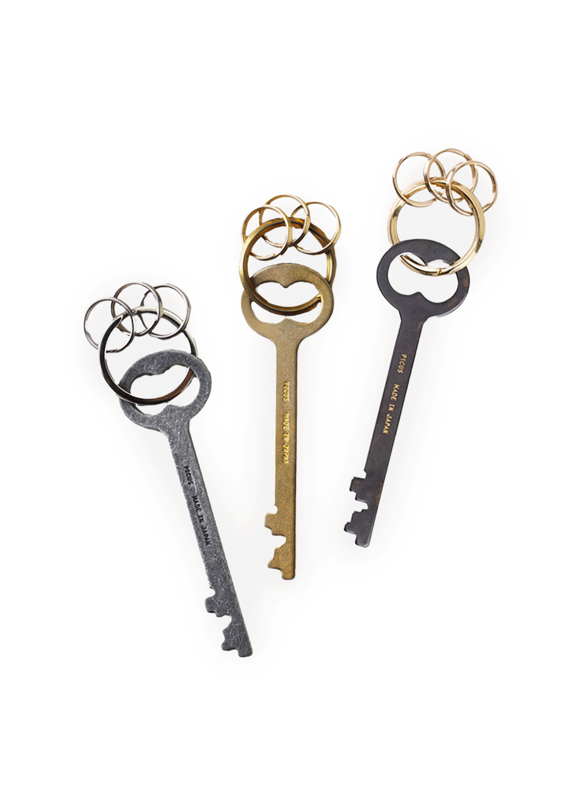 PICUS Porte-clés Clé Doré