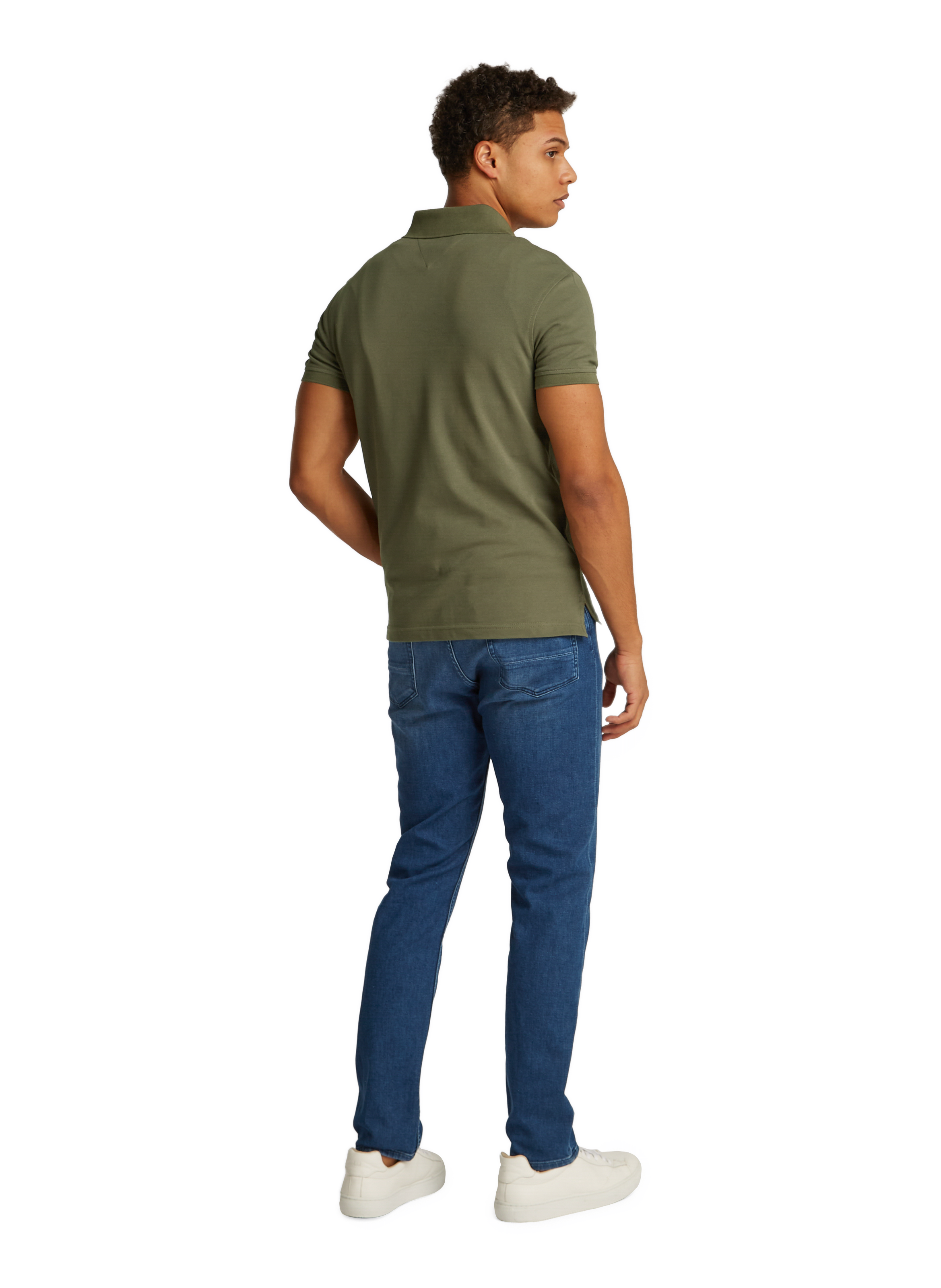 Cotton piqué polo shirt TOMMY HILFIGER Khaki