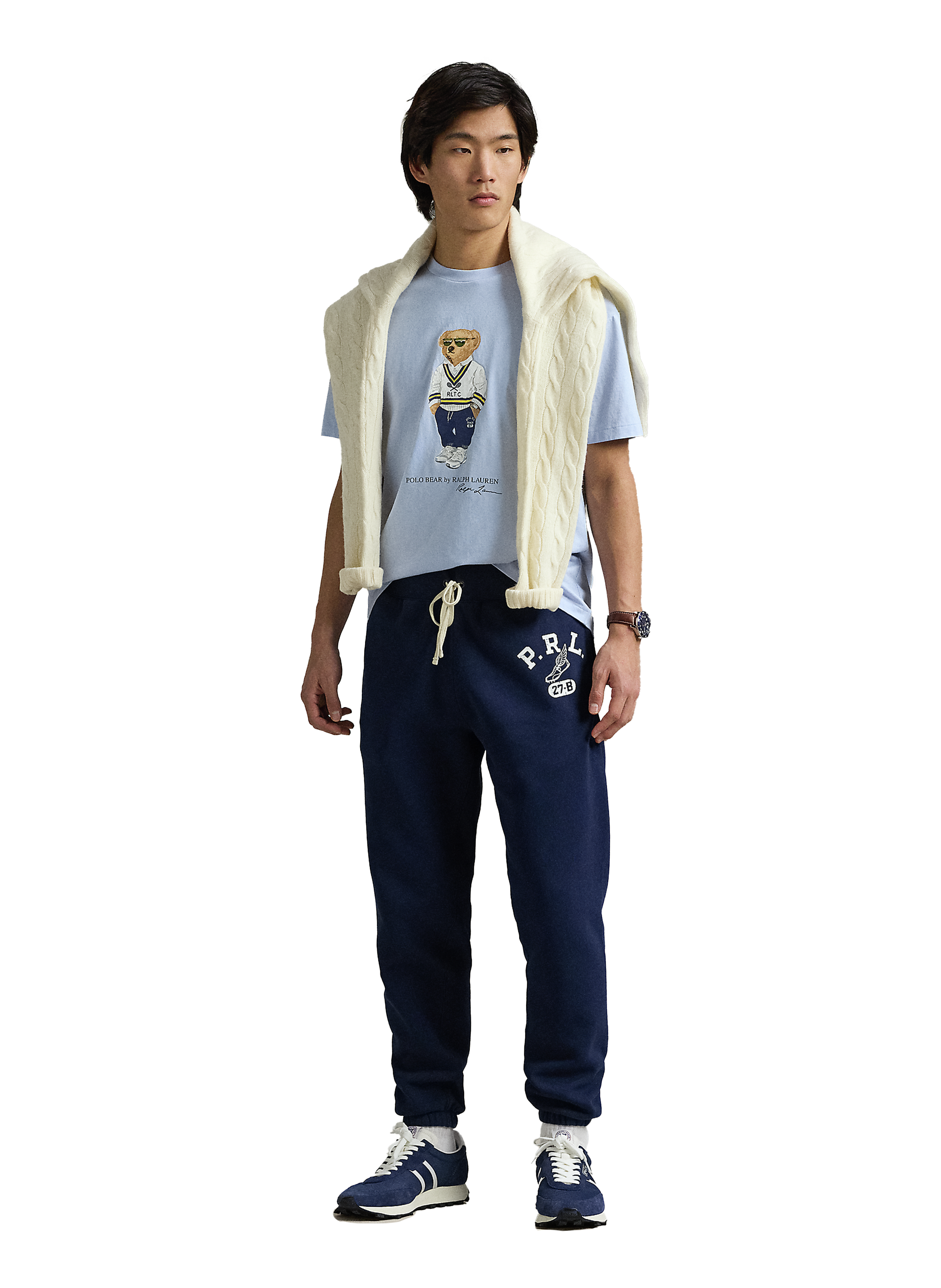 T-shirt à imprimé POLO RALPH LAUREN Bleu