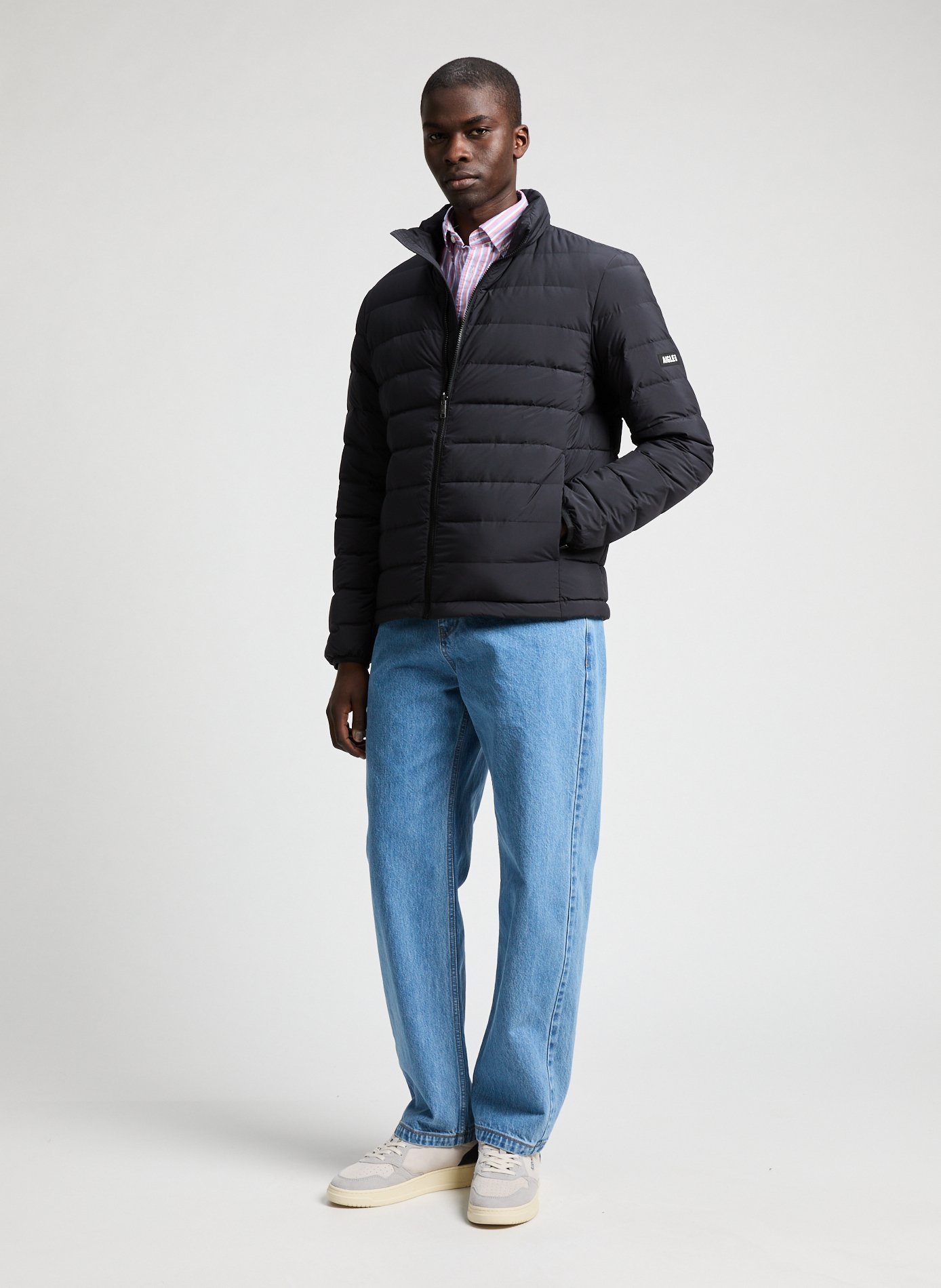 Doudoune matelassée col montant AIGLE Noir