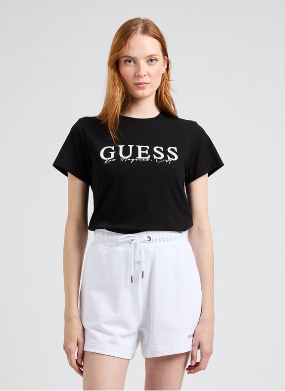 T-shirt en coton Noir by GUESS GUESS T-shirt en coton Noir