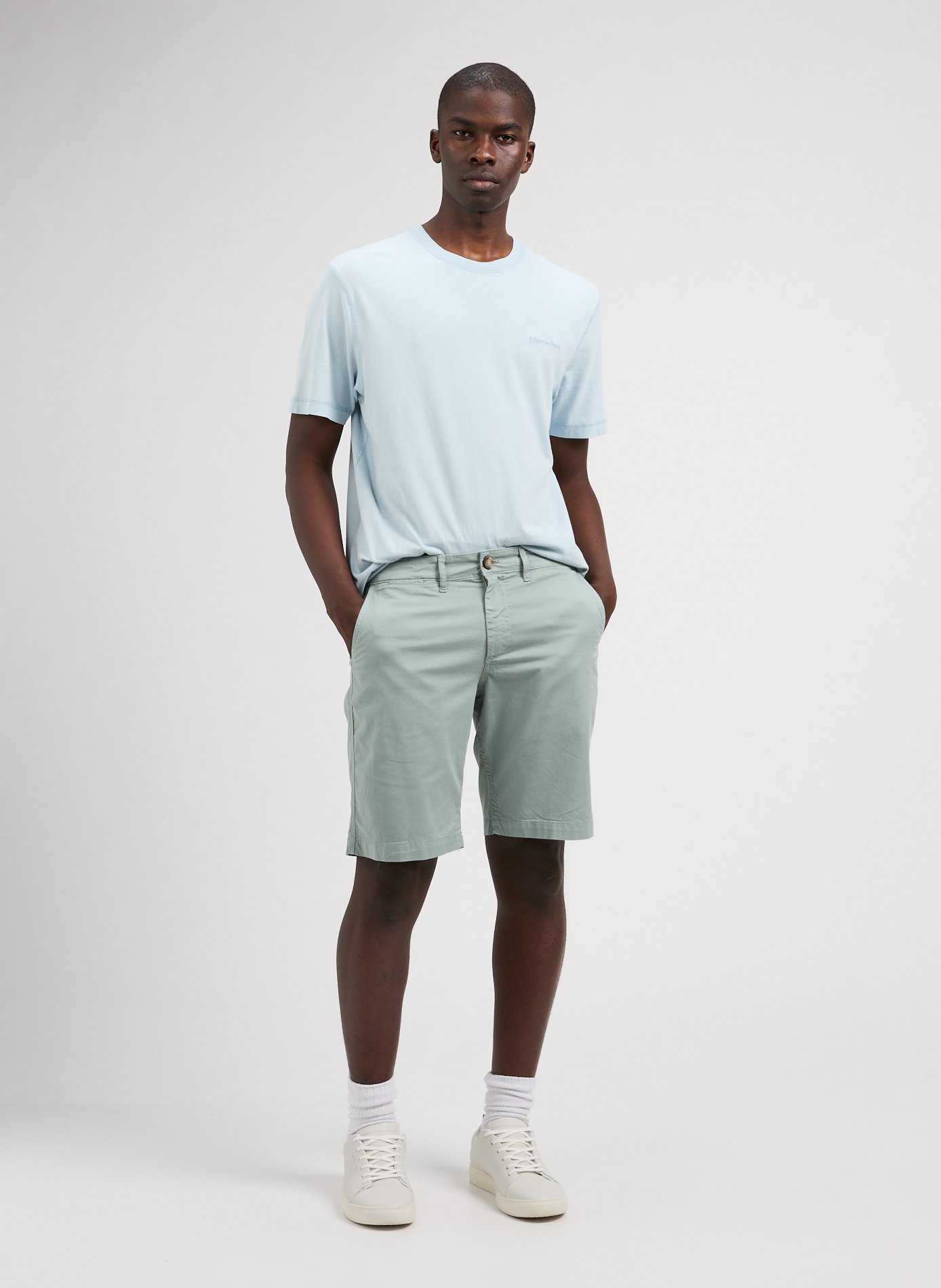 Classic Cotton T-Shirt EDEN PARK Blue