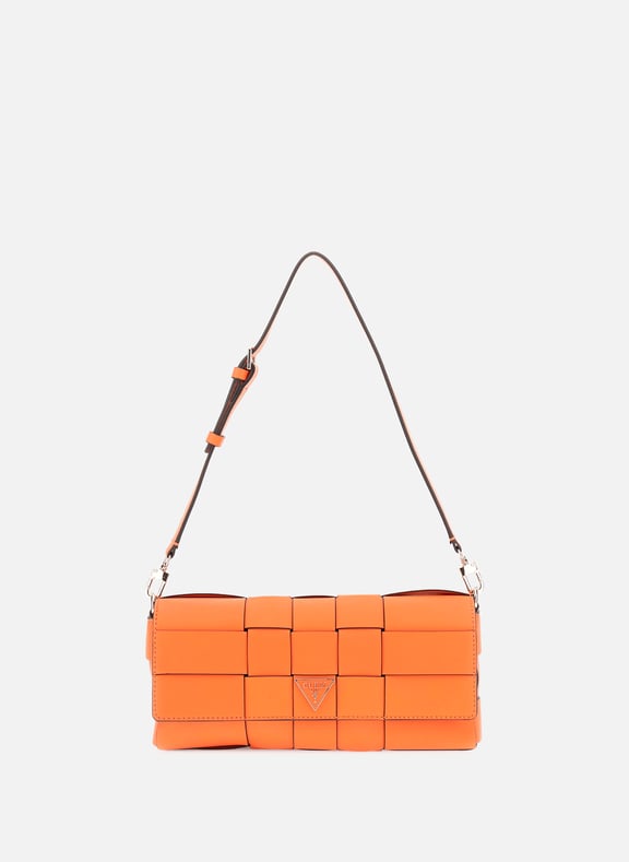 Sac à main Maylee tressé Orange by GUESS GUESS Sac à main Maylee tressé Orange