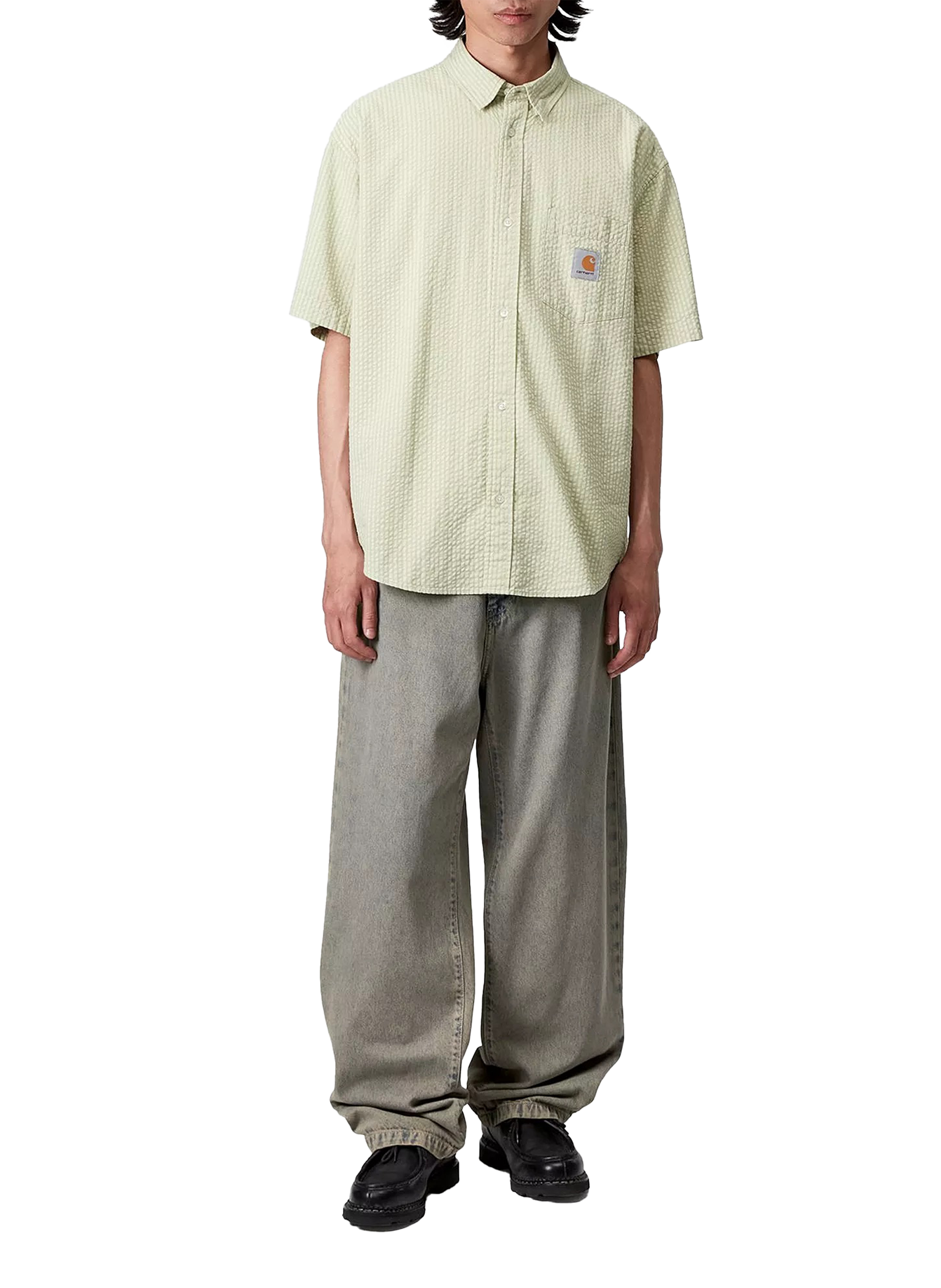 Faded denim Landon CARHARTT WIP Blue