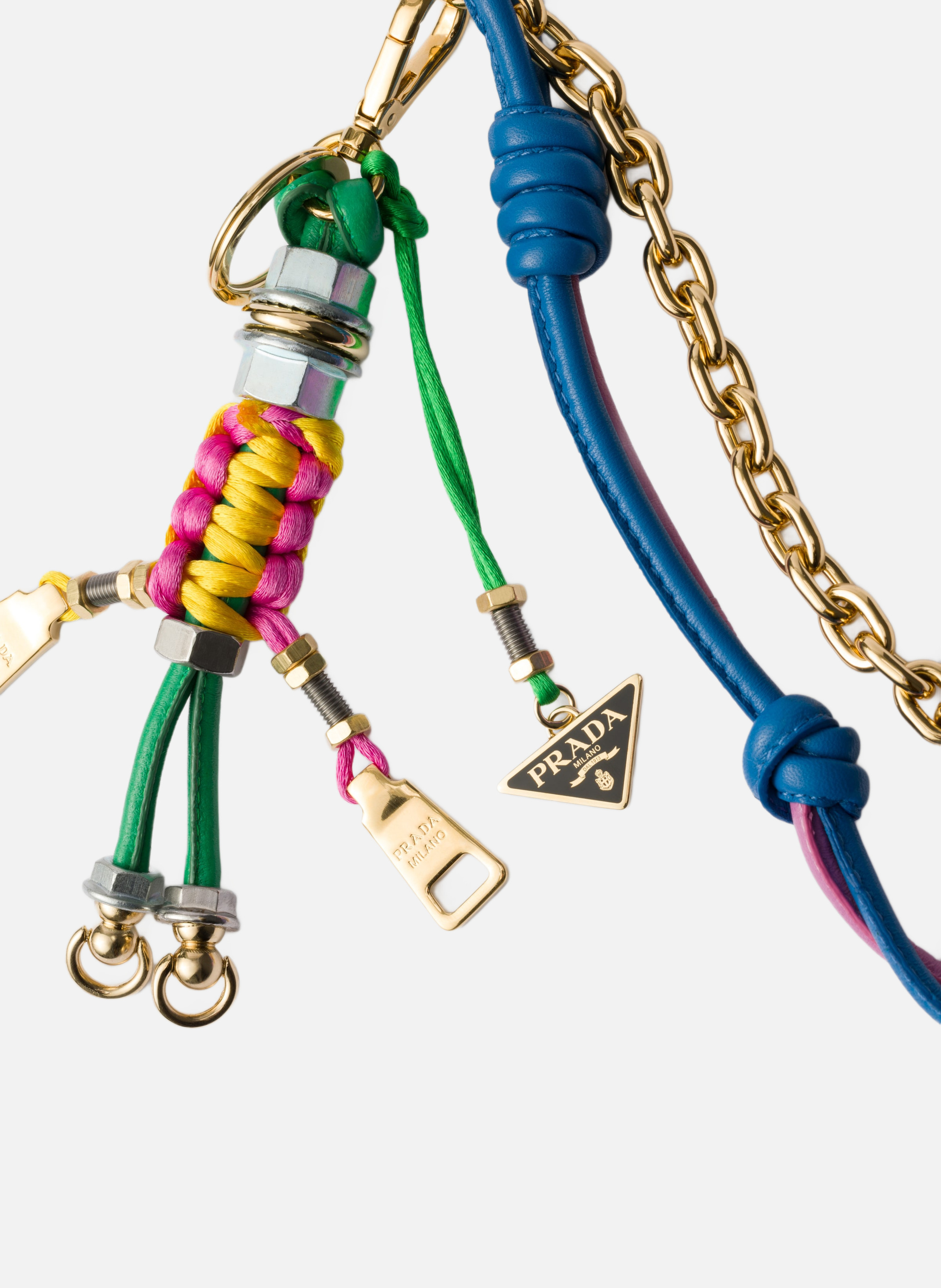 Charm porte-clés pop strings PRADA Vert