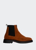 Bottines Chelsea en cuir HILFIGER COMFORT LWT SDE CHELSEA Coconut grove