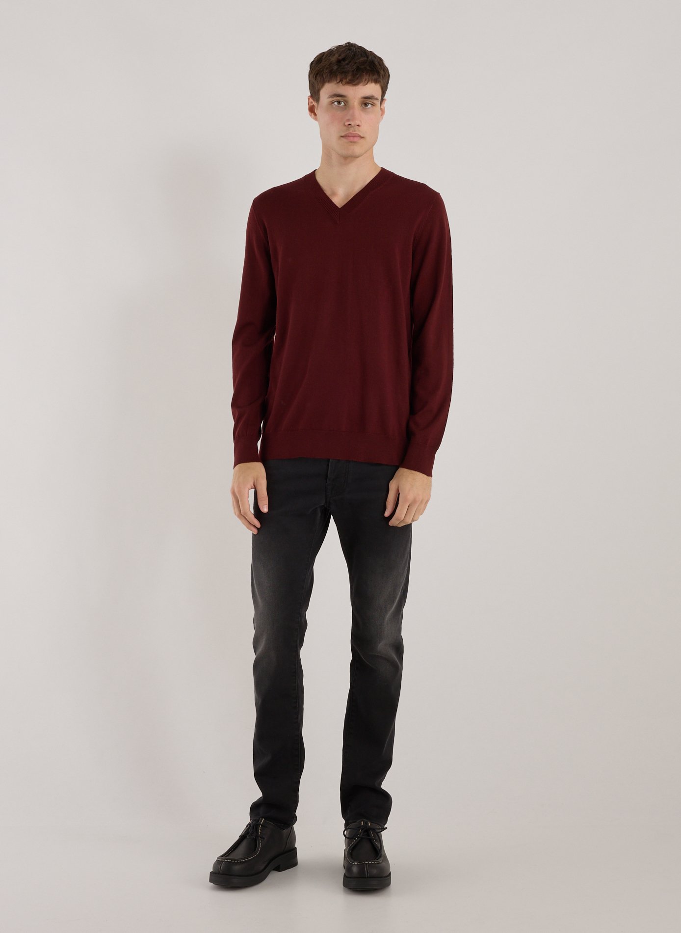 Cotton-blend slim-fit jeans JACOB COHEN Black