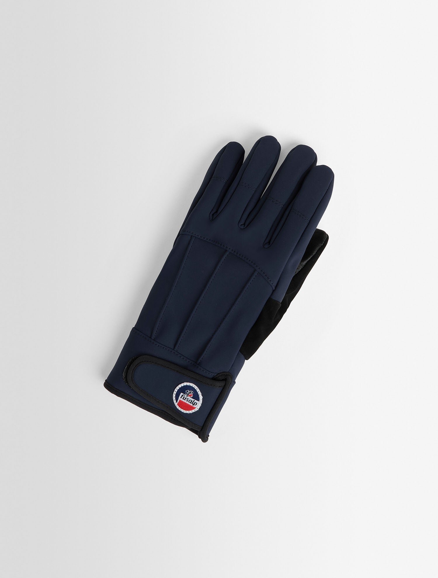 Gants de ski glacier m glove cuir de chevre FUSALP Bleu