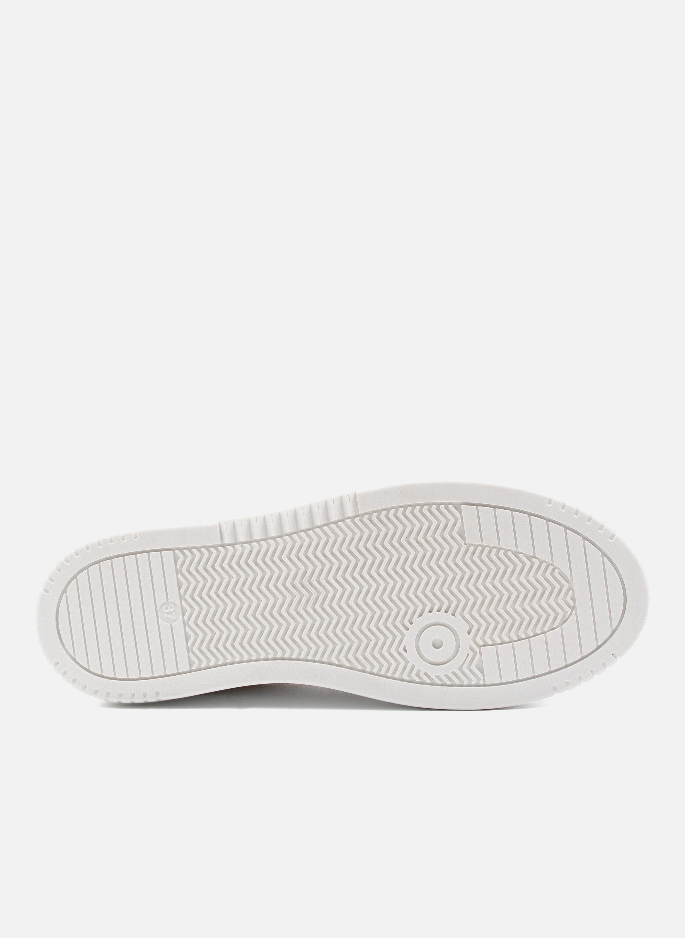 Baskets vintage cuir JULES & JENN Blanc