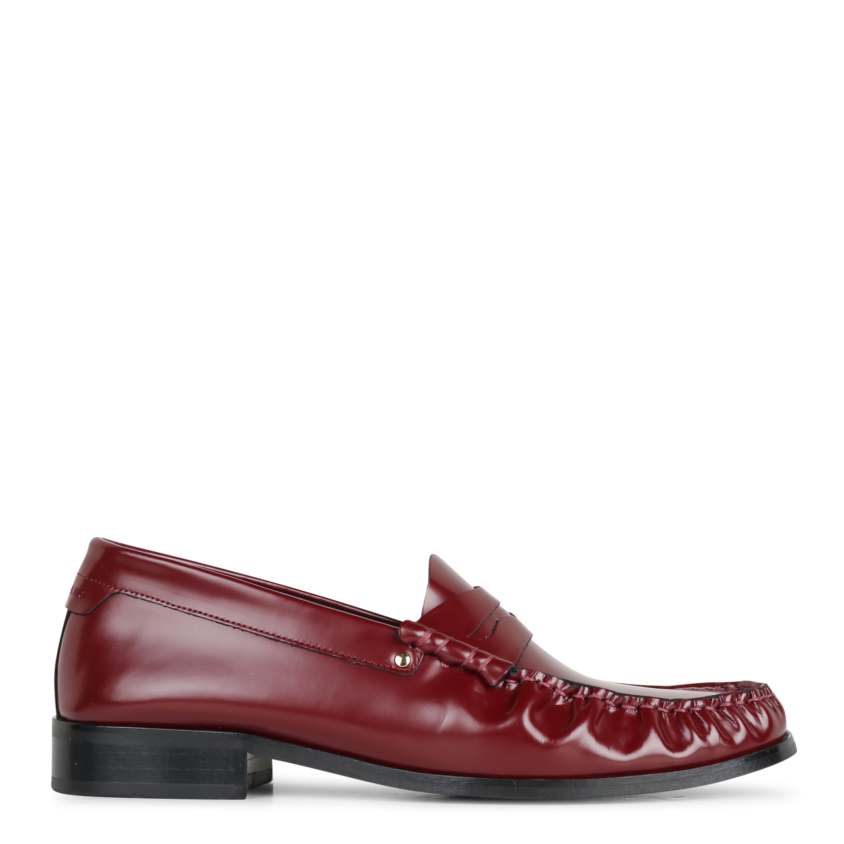 Mocassins en cuir n°182 RIVECOUR Rouge